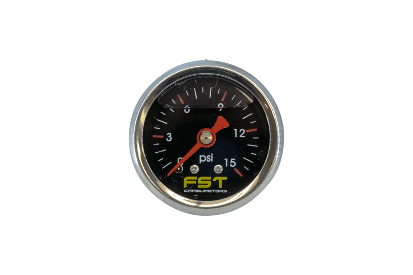 FST Performance Carbuertor Fuel Low Pressure Gauge 0-15 PSI FSC49161