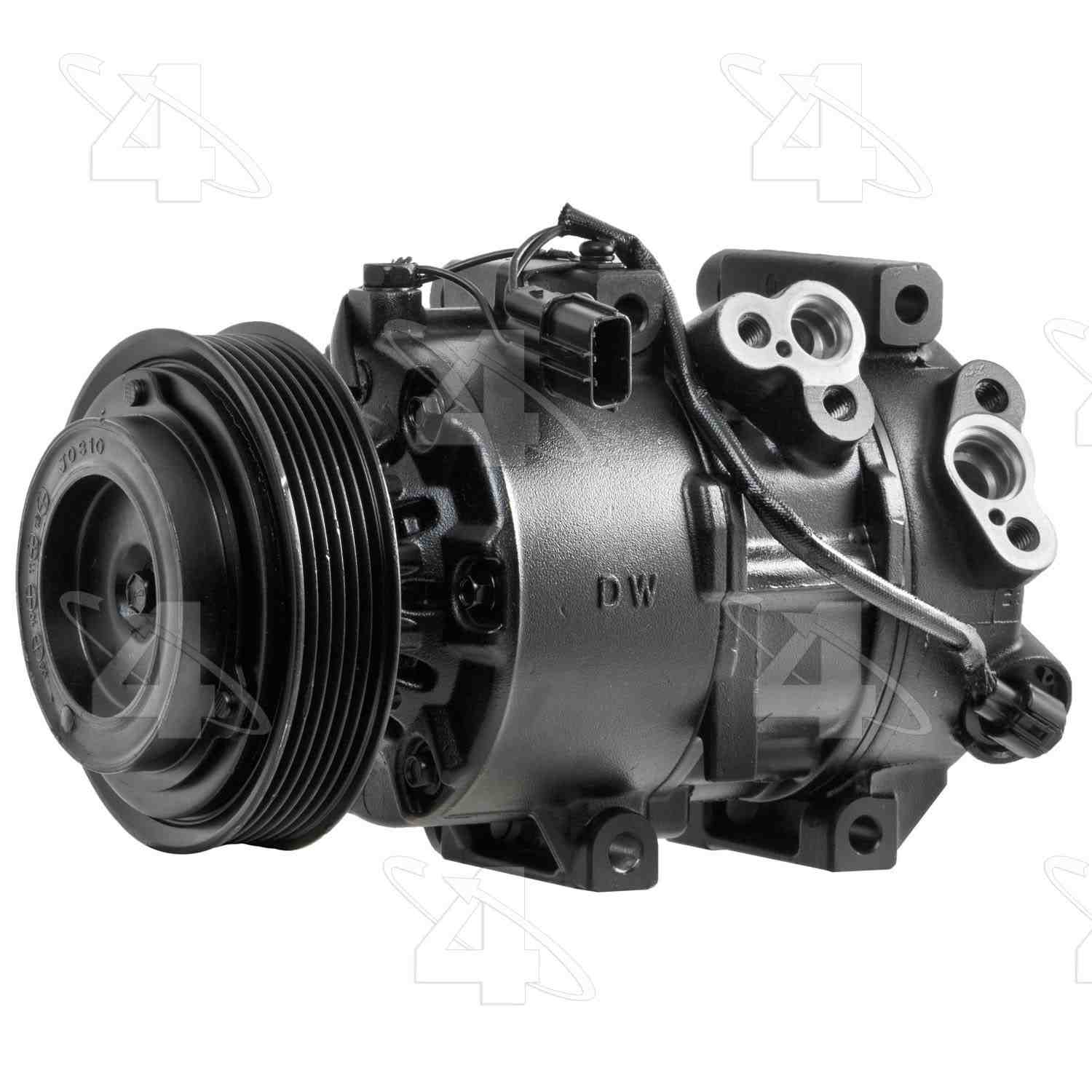 four seasons reman halla dve16 compressor w/ clutch  frsport 1177305