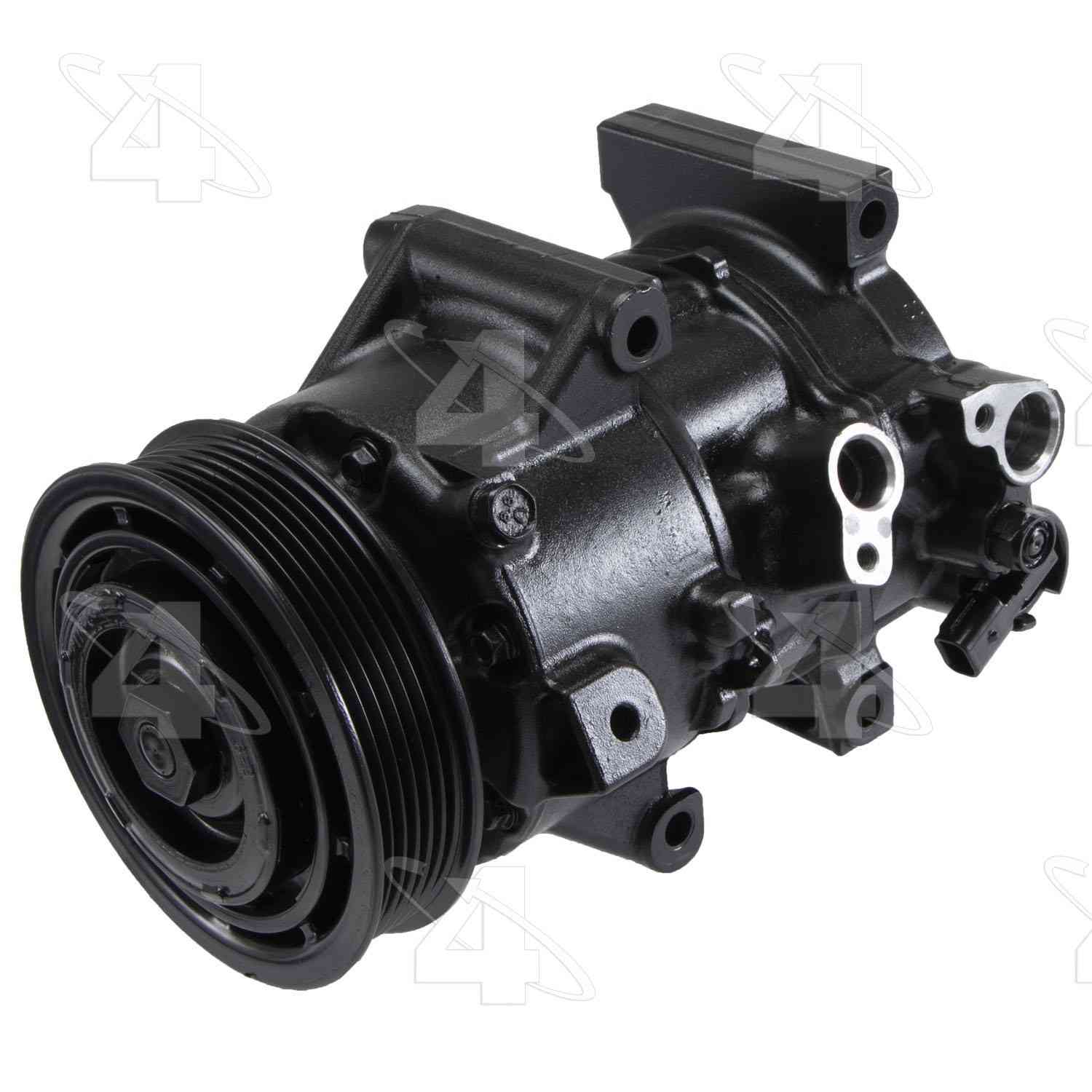 four seasons reman nippondenso 6ses14c compressor w/ clutch  frsport 1177312