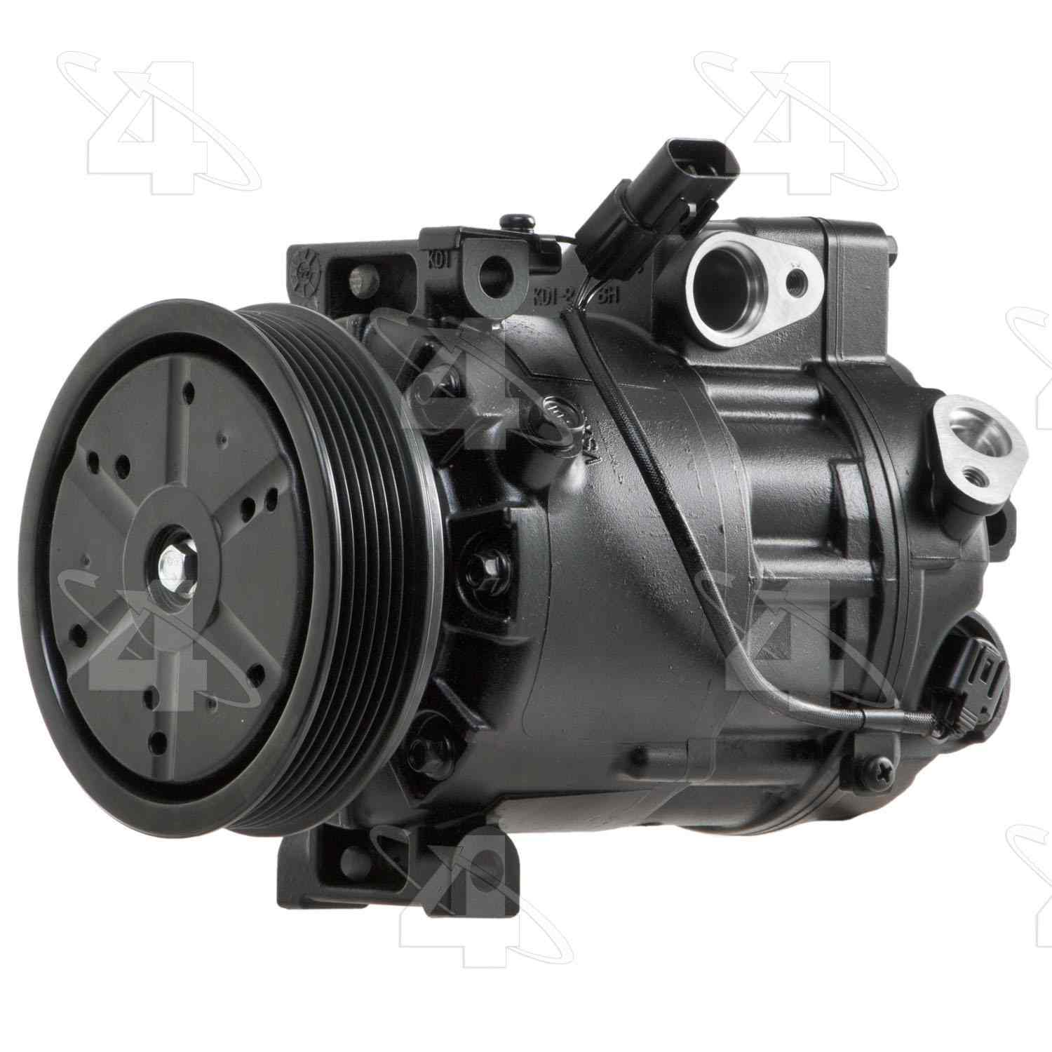 Four Seasons Reman Nippondenso VS18E Compressor w/ Clutch  top view frsport 1177315