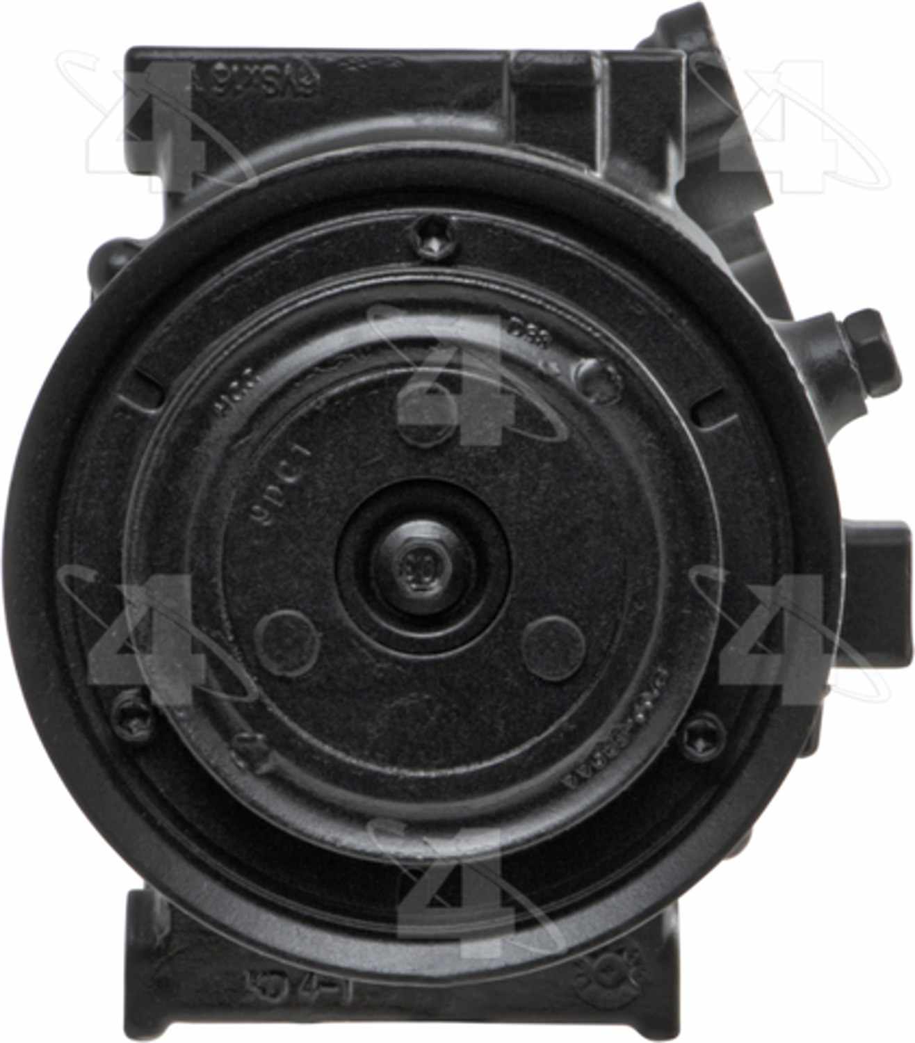 Four Seasons Reman Nippondenso VS16E Compressor w/ Clutch  top view frsport 1177328