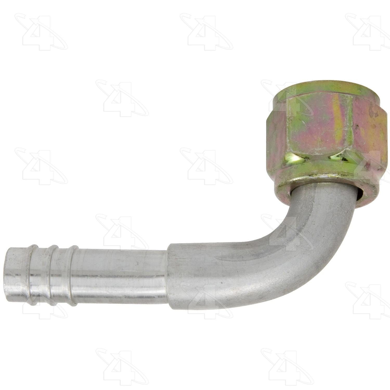 Four Seasons 90ï¿½ Female Standard O-Ring A/C Fitting w/o Service Port  top view frsport 12210