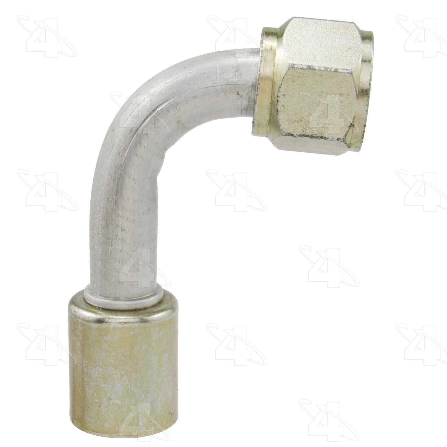 Four Seasons 90ï¿½ Female Standard O-Ring A/C Fitting w/o Service Port  top view frsport 14212