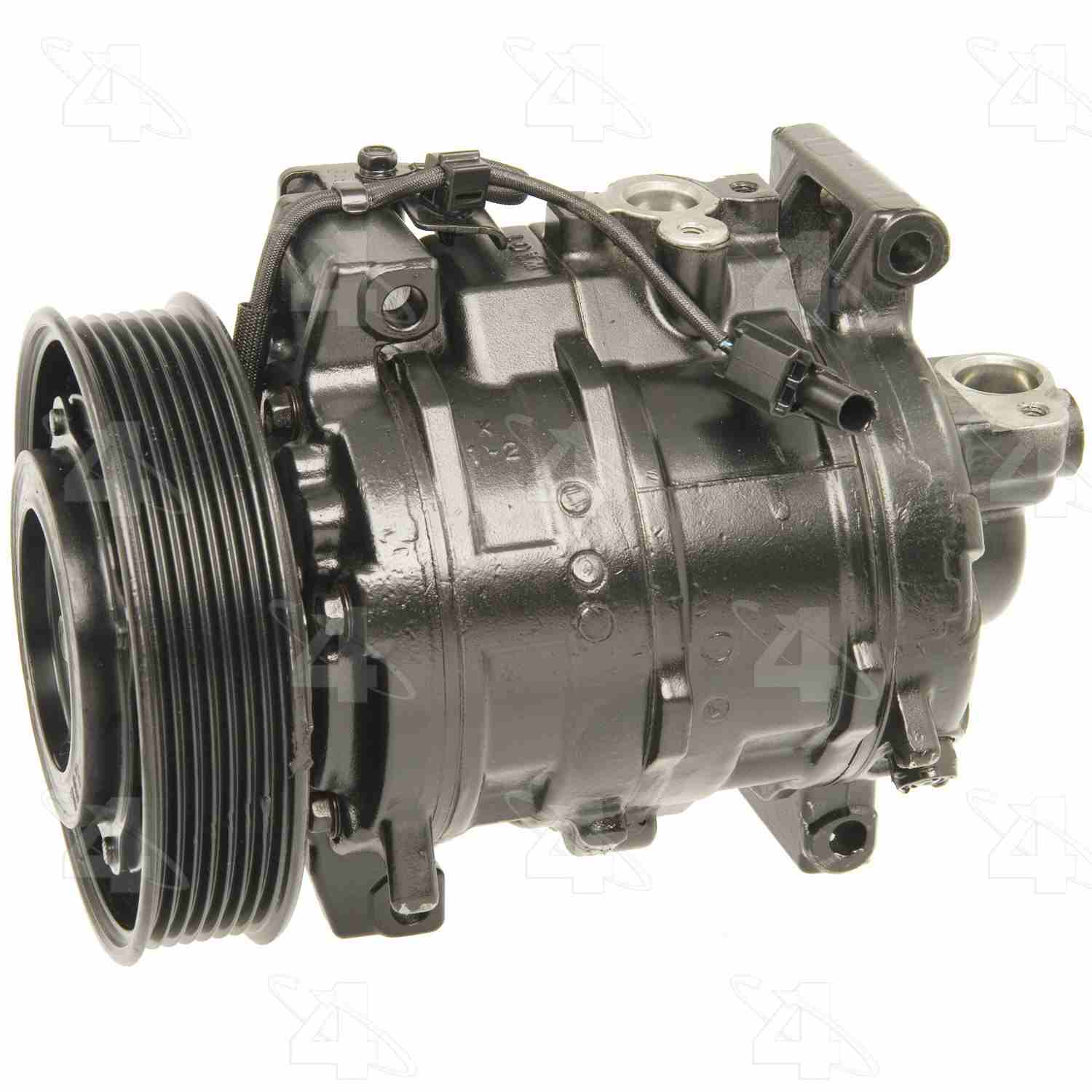 Four Seasons Reman Nippondenso 10SR15C Compressor w/ Clutch  top view frsport 157333