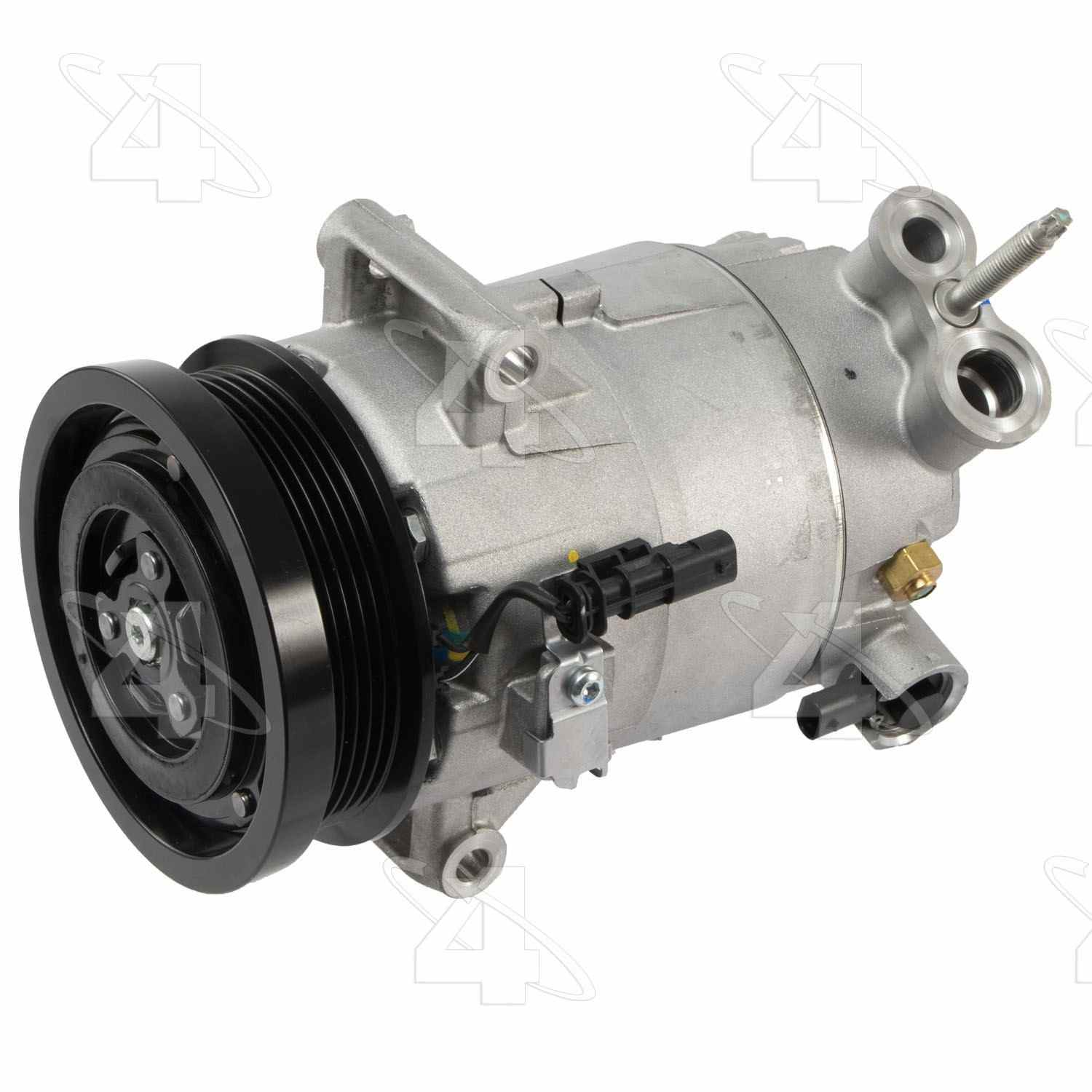 Four Seasons New GM CVC Compressor w/ Clutch  top view frsport 158275