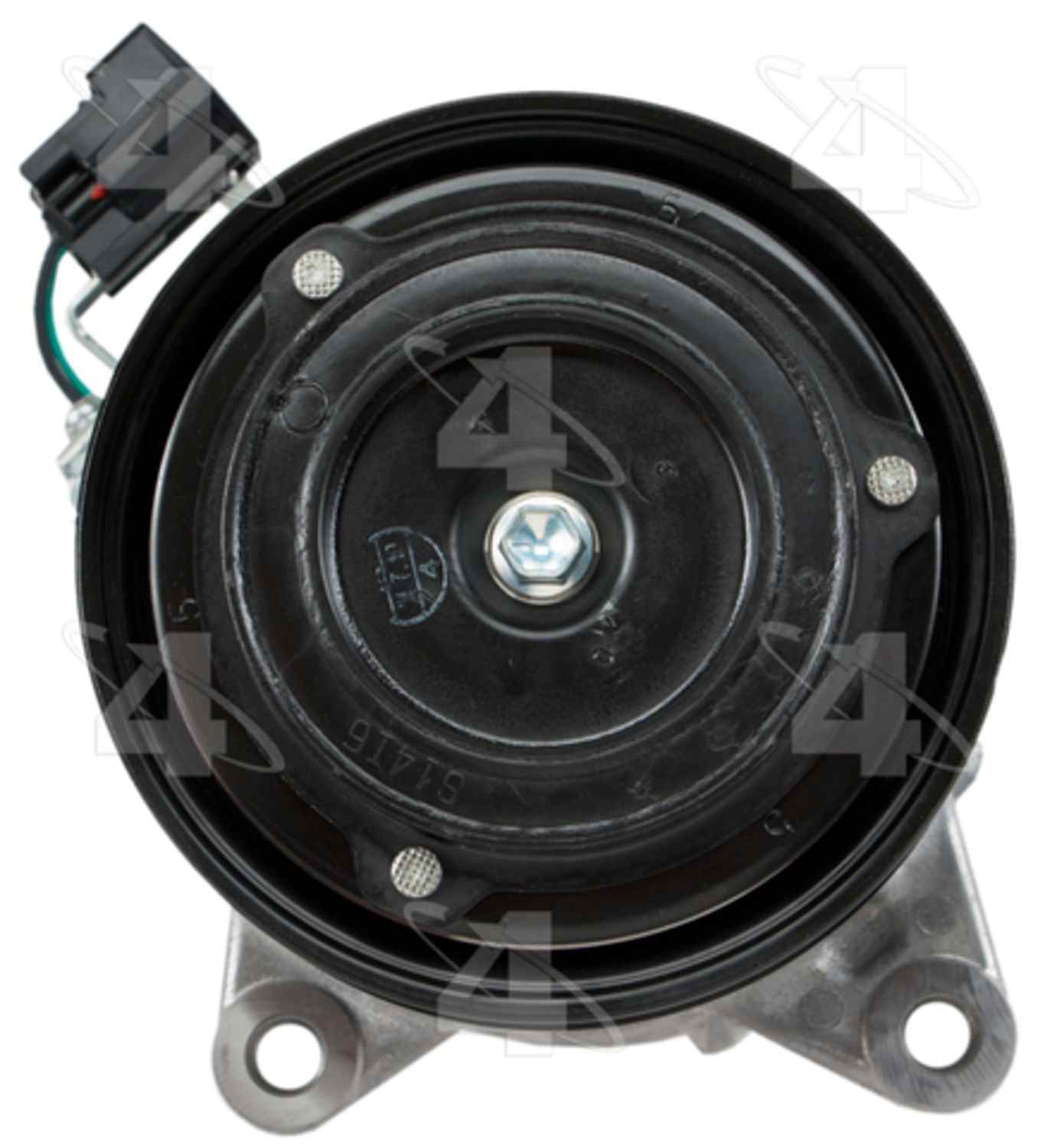 Four Seasons New Nippondenso 7SBU16H Compressor w/ Clutch  top view frsport 158308