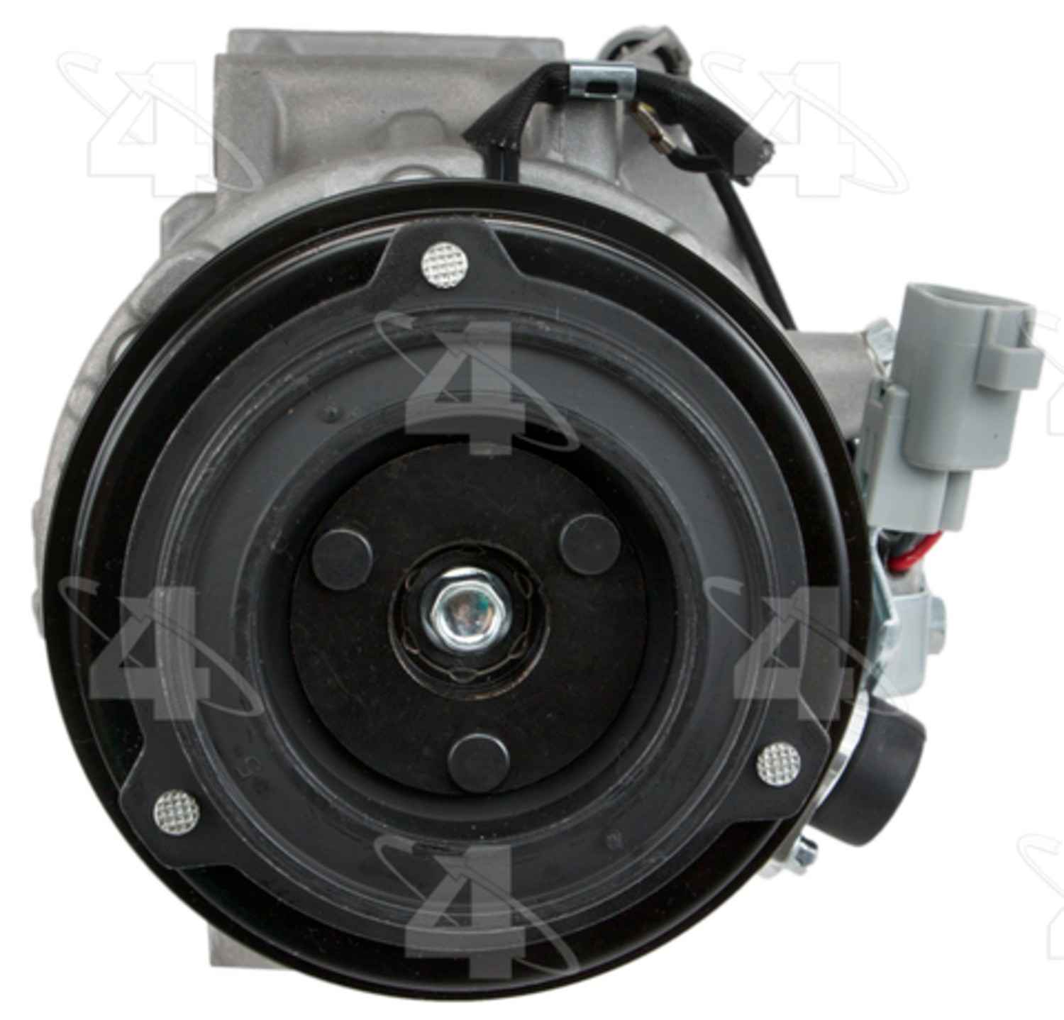 Four Seasons New Nippondenso 7SBU16C Compressor w/ Clutch  top view frsport 158321