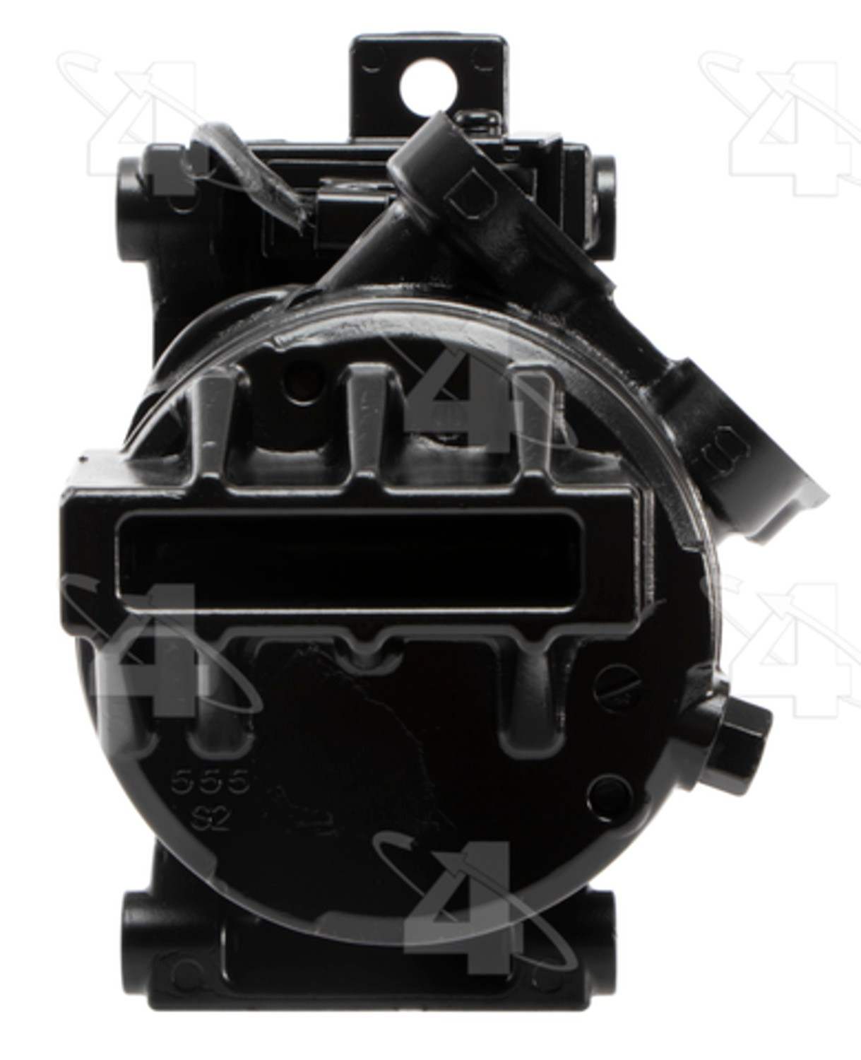 Four Seasons Reman York-Diesel Kiki-Zexel-Seltec DKS17D Compressor w/ Clutch  top view frsport 167313