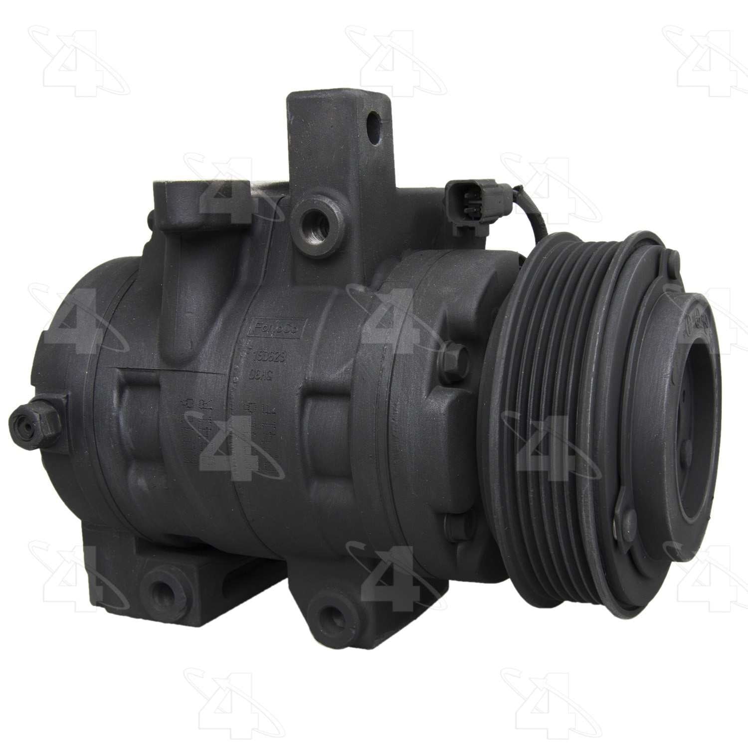 Four Seasons Reman York-Diesel Kiki-Zexel-Seltec DKS20 Compressor w/ Clutch  top view frsport 167660