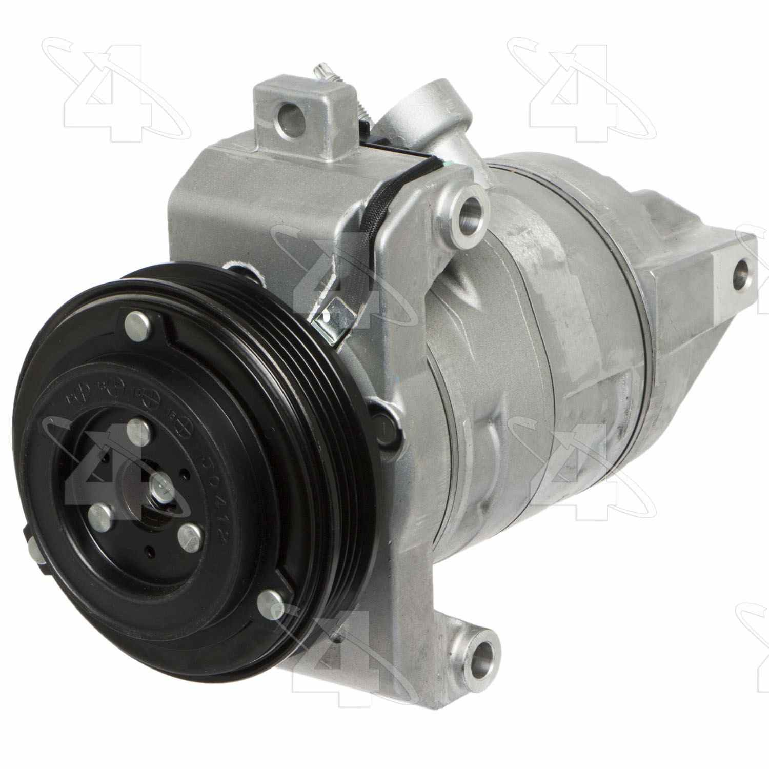 Four Seasons New Diesel Kiki DKS20 Compressor w/ Clutch  top view frsport 168313