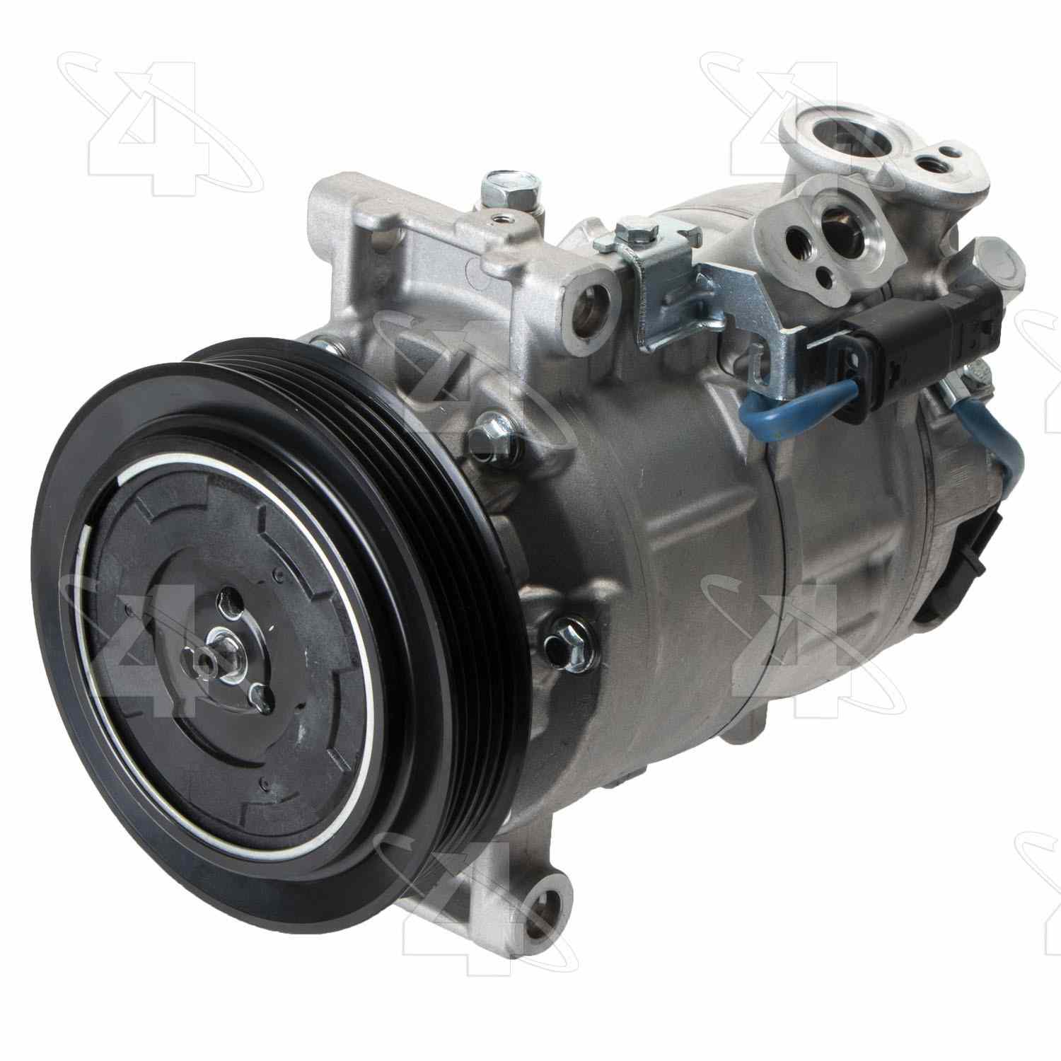 four seasons new nippondenso 6ses14c compressor w/ clutch  frsport 168359