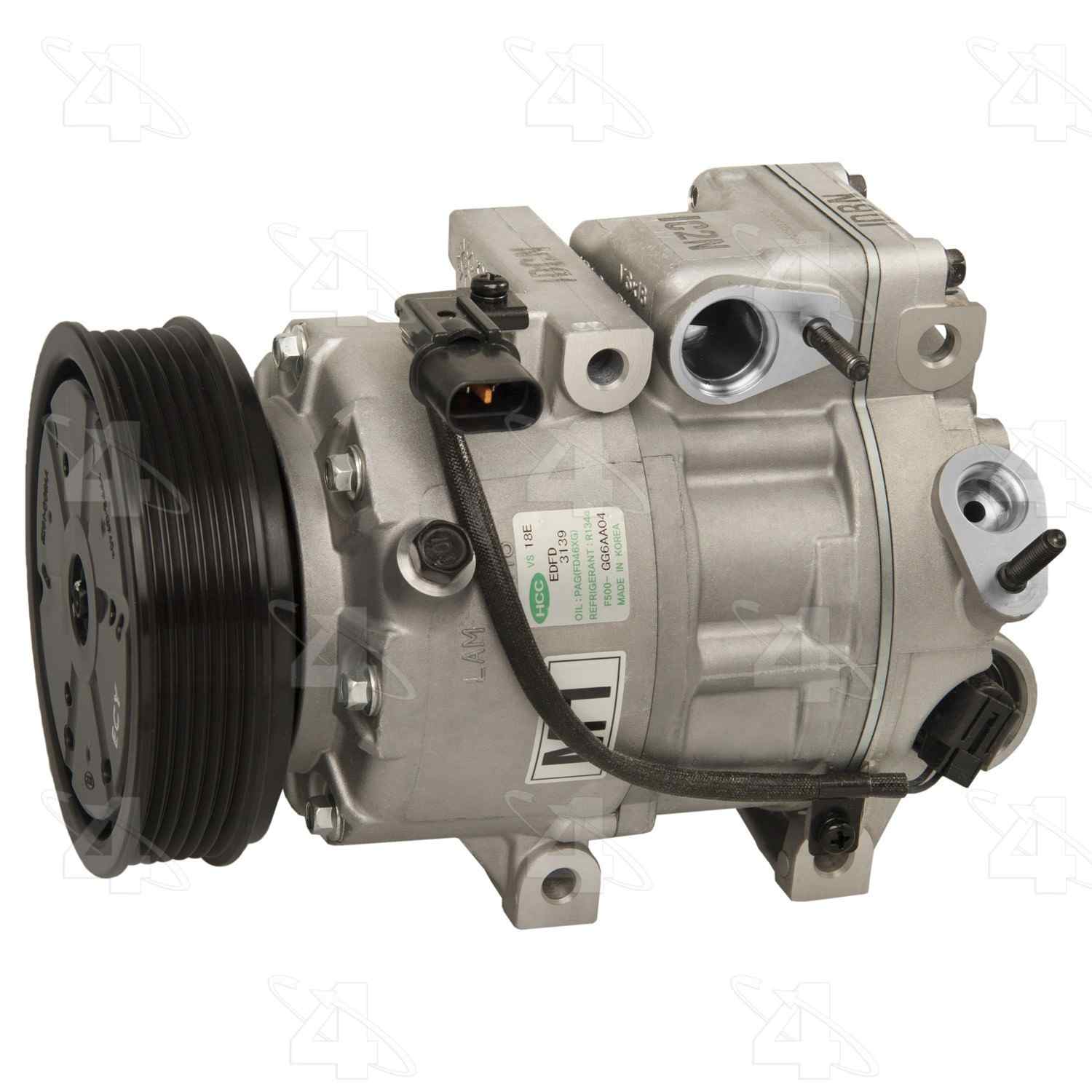 four seasons new halla vs18e compressor w/ clutch  frsport 178316