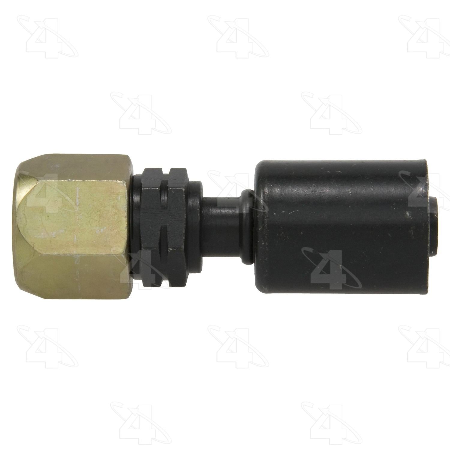 Four Seasons Straight Compression A/C Fitting  top view frsport 17870