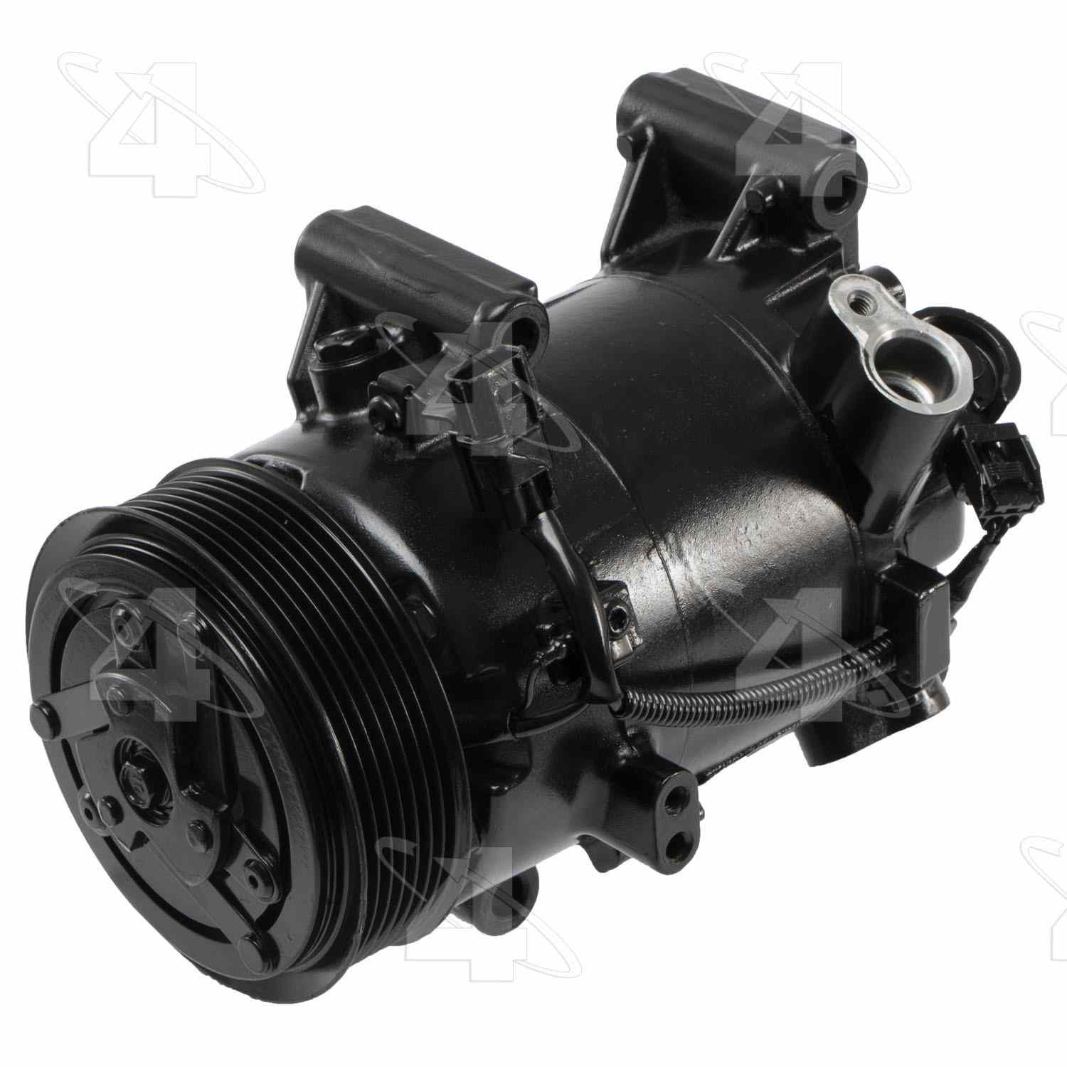 Four Seasons Reman GM CVC Compressor w/ Clutch  top view frsport 197277