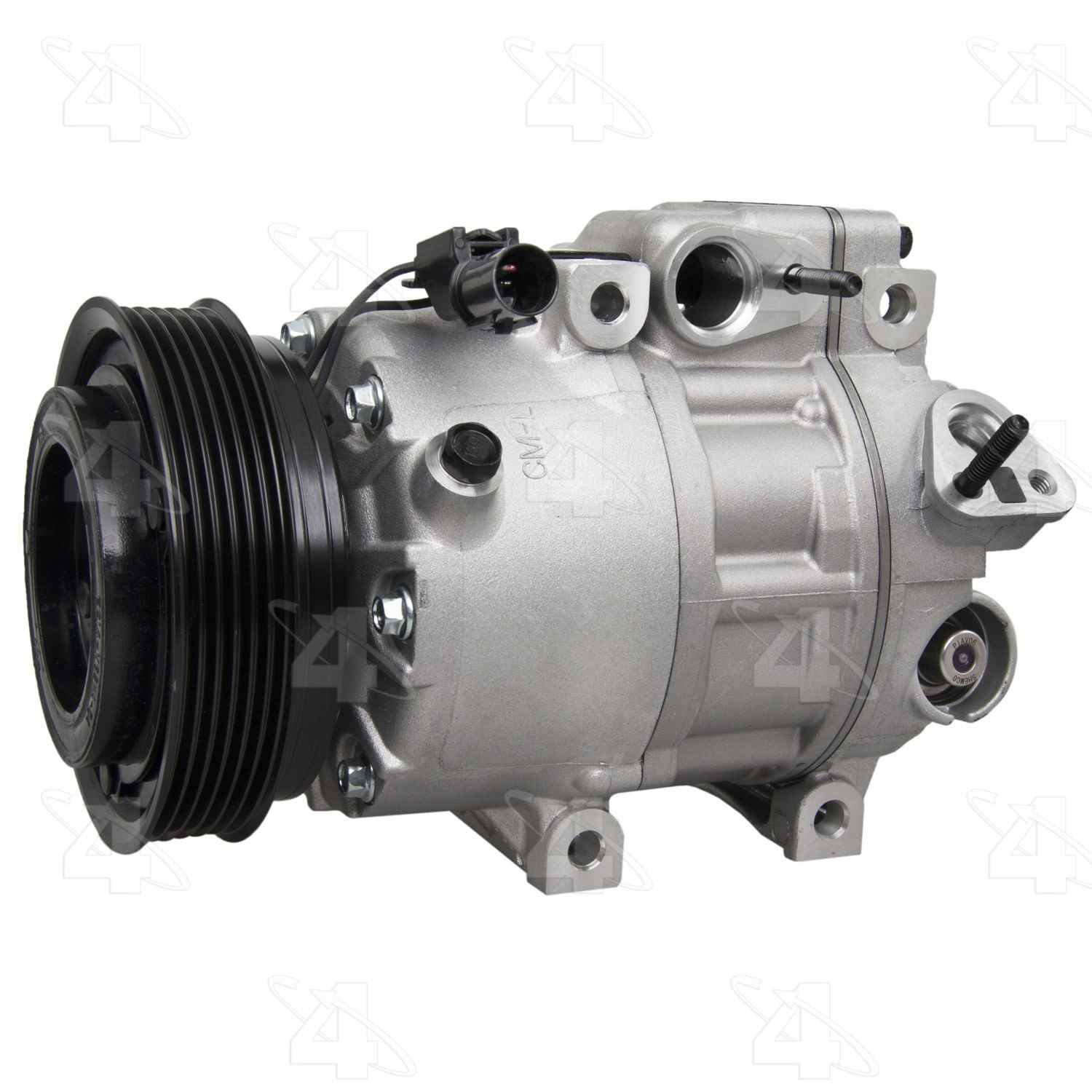 Four Seasons New Halla VS16M Compressor w/ Clutch  top view frsport 198301