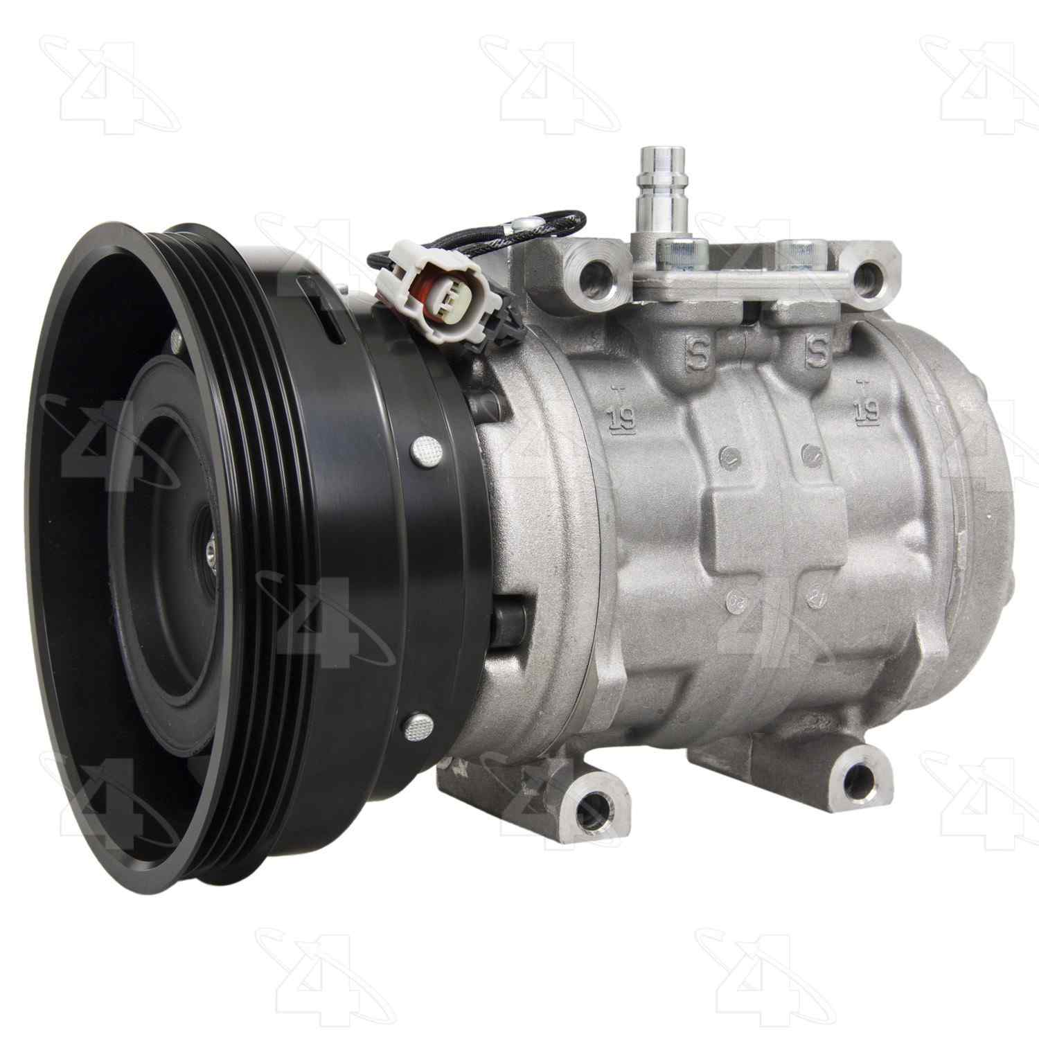 four seasons new nippondenso 10p13c compressor w/ clutch  frsport 198311