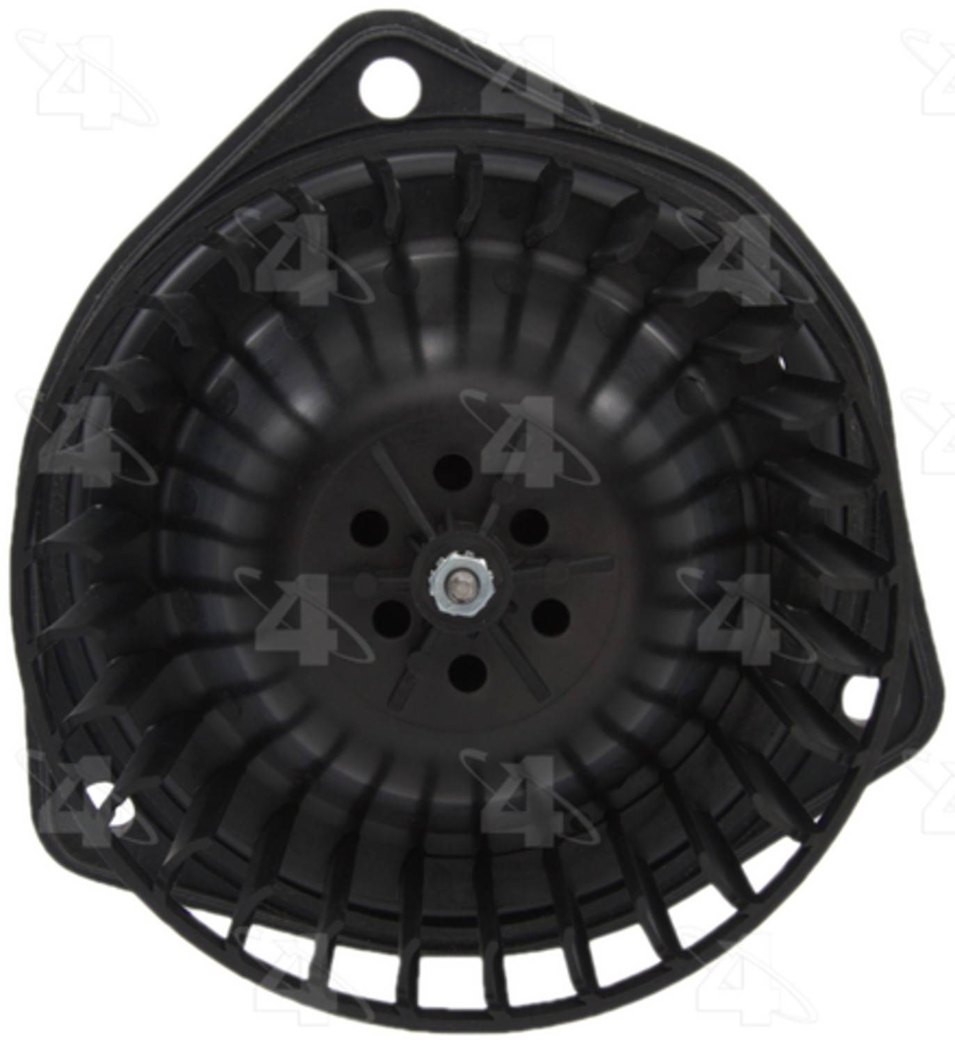 Four Seasons Flanged Vented CCW Blower Motor w/ Wheel  top view frsport 35055