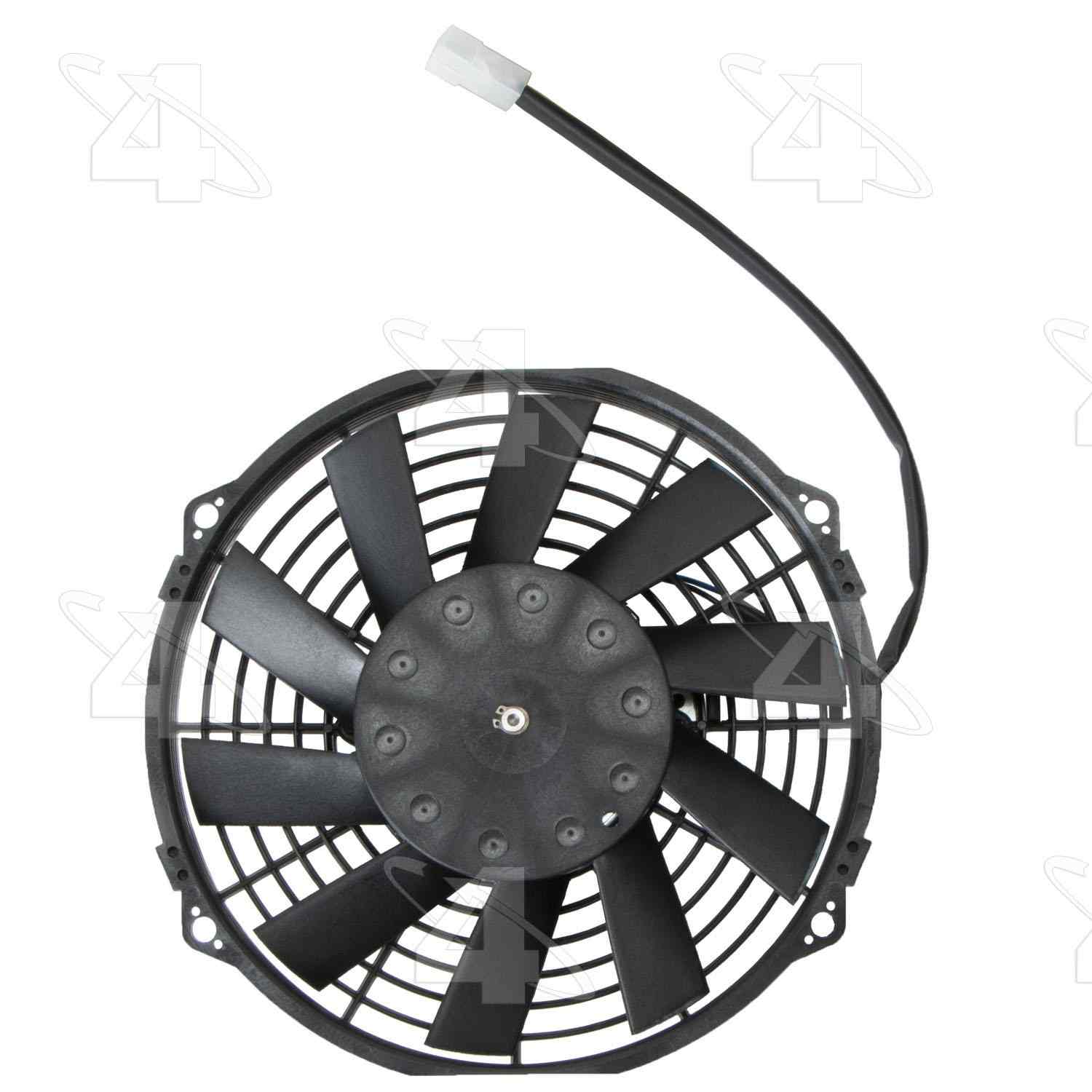 Four Seasons Super Duty Electric Fan 9" MP Puller  top view frsport 37136