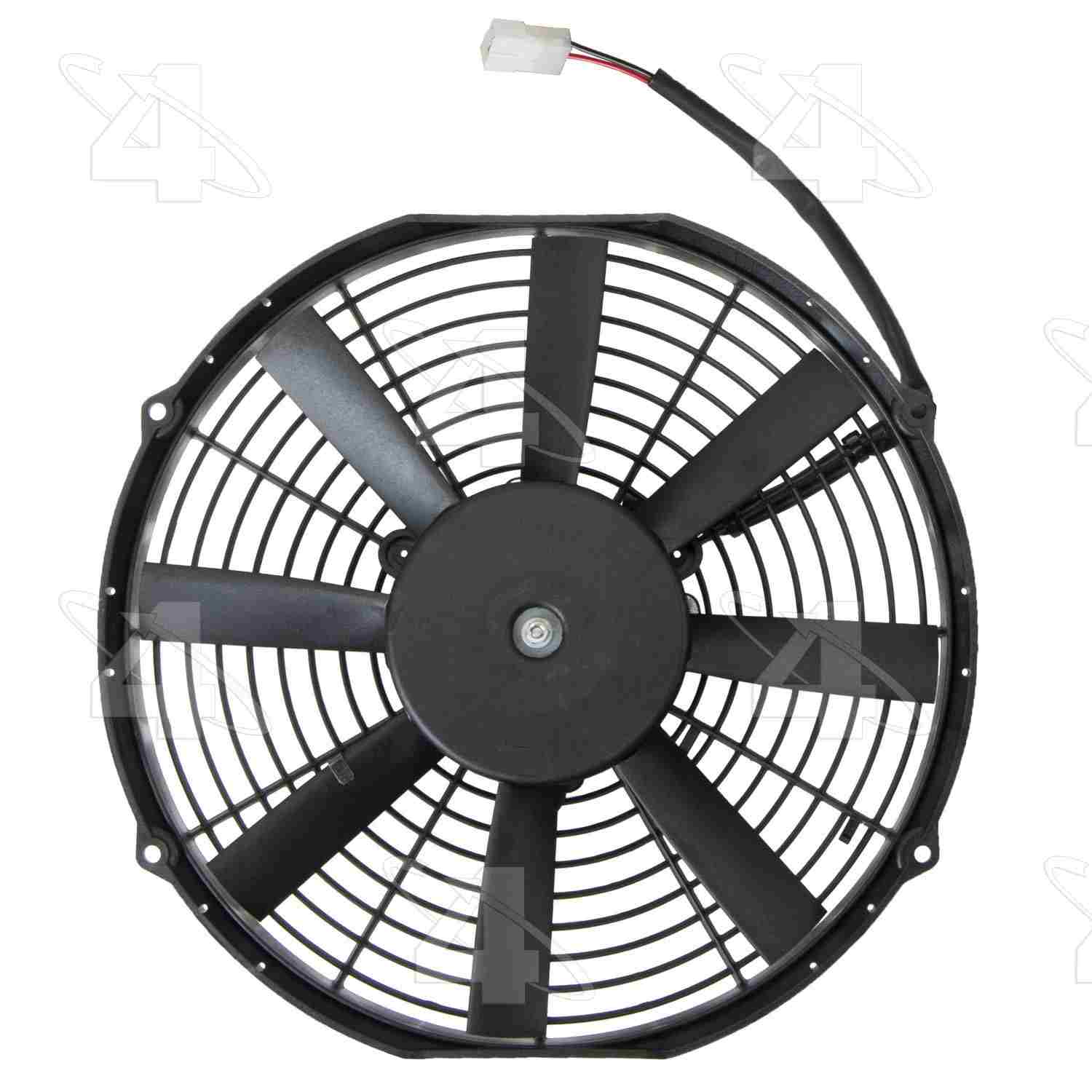 Four Seasons Super Duty Electric Fan 12" MP Puller  top view frsport 37138