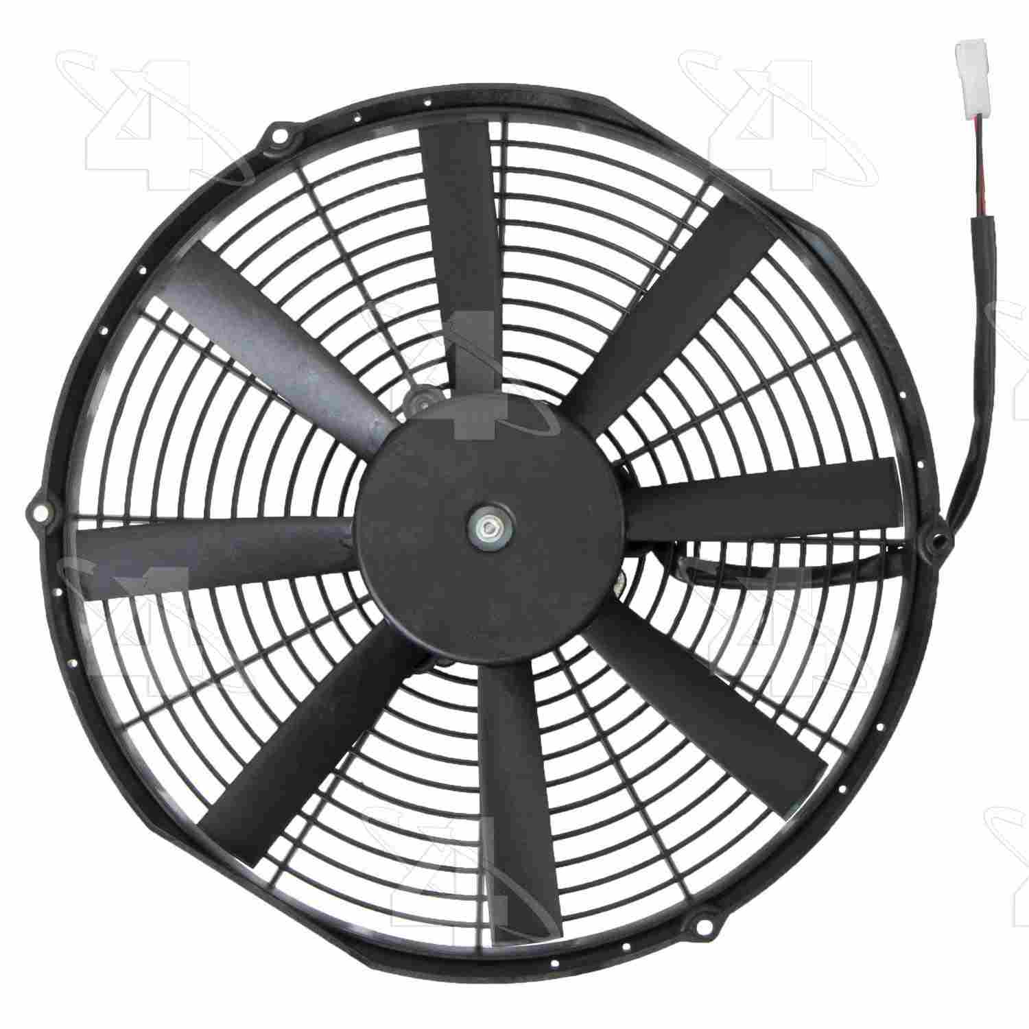 Four Seasons Super Duty Electric Fan 14" MP Puller  top view frsport 37140