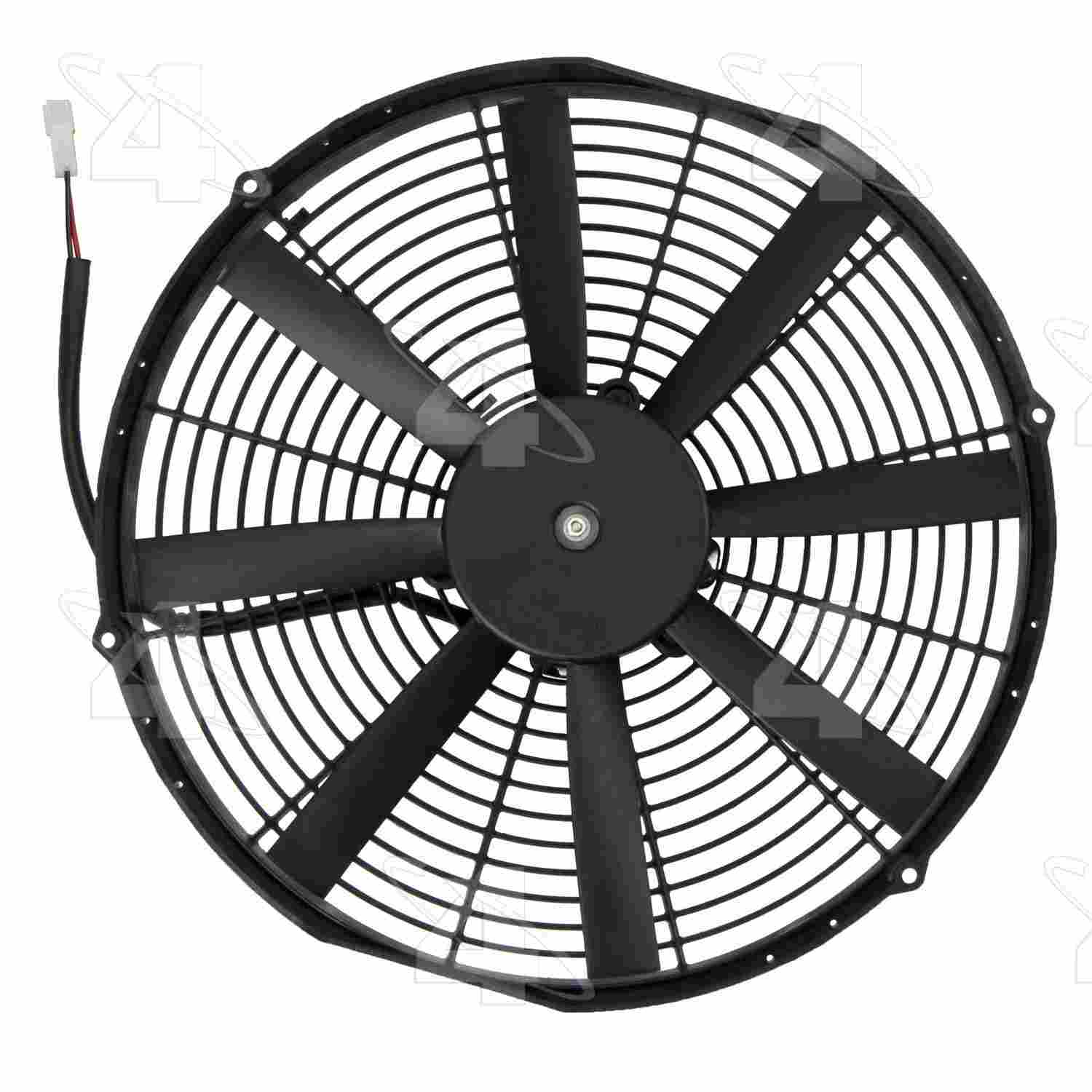 Four Seasons Super Duty Electric Fan 16" MP Puller  top view frsport 37142