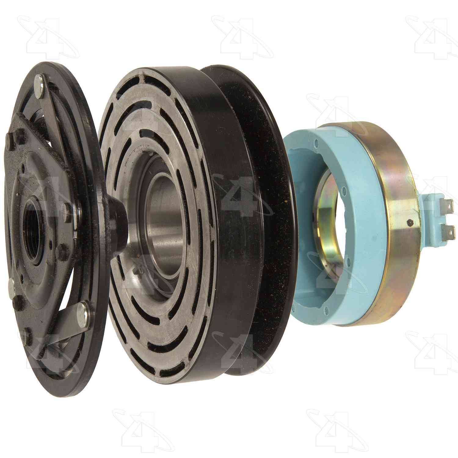 four seasons new gm frigidaire/harrison r4 radial clutch assembly w/ coil  frsport 47298