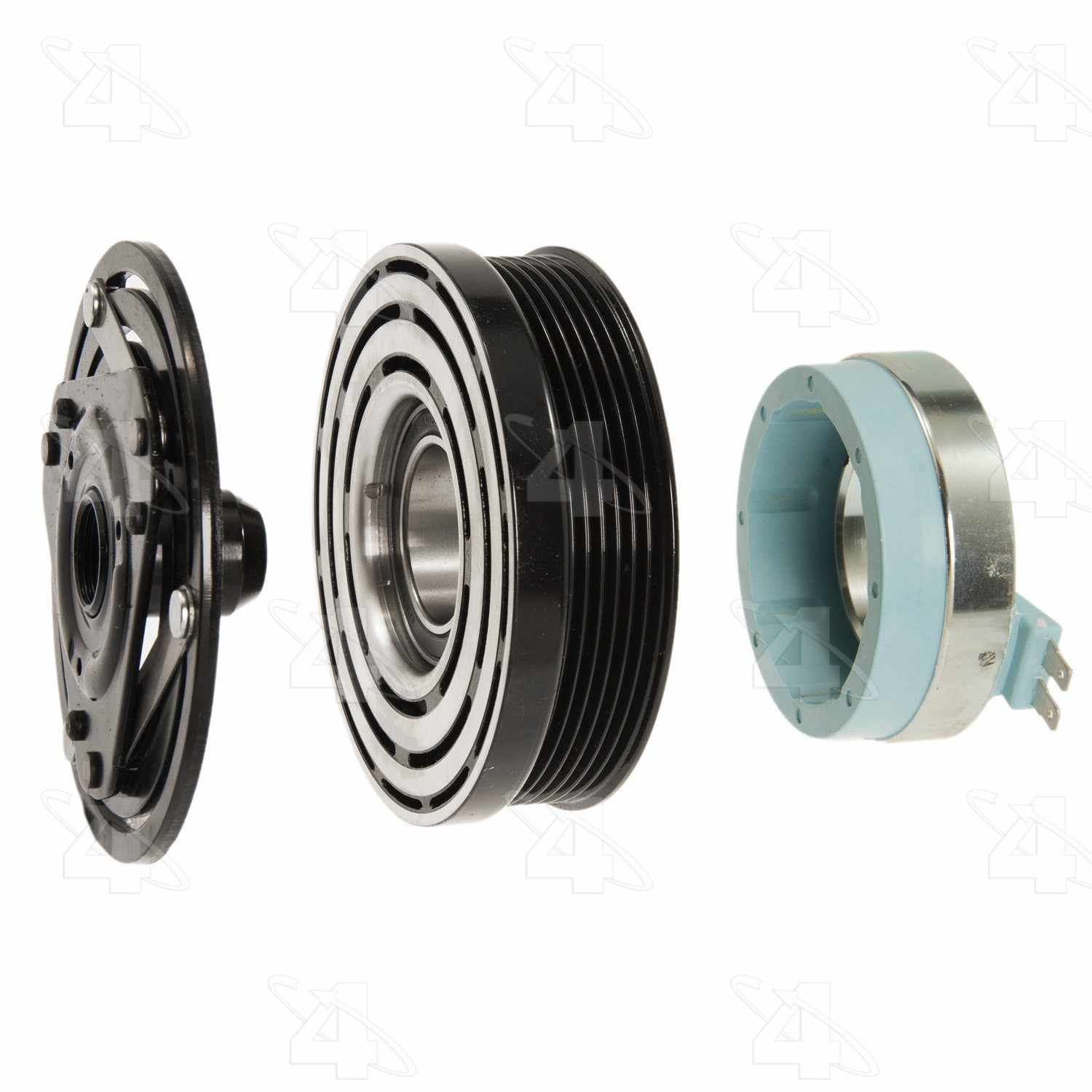 four seasons new gm frigidaire/harrison r4 radial clutch assembly w/ coil  frsport 47633