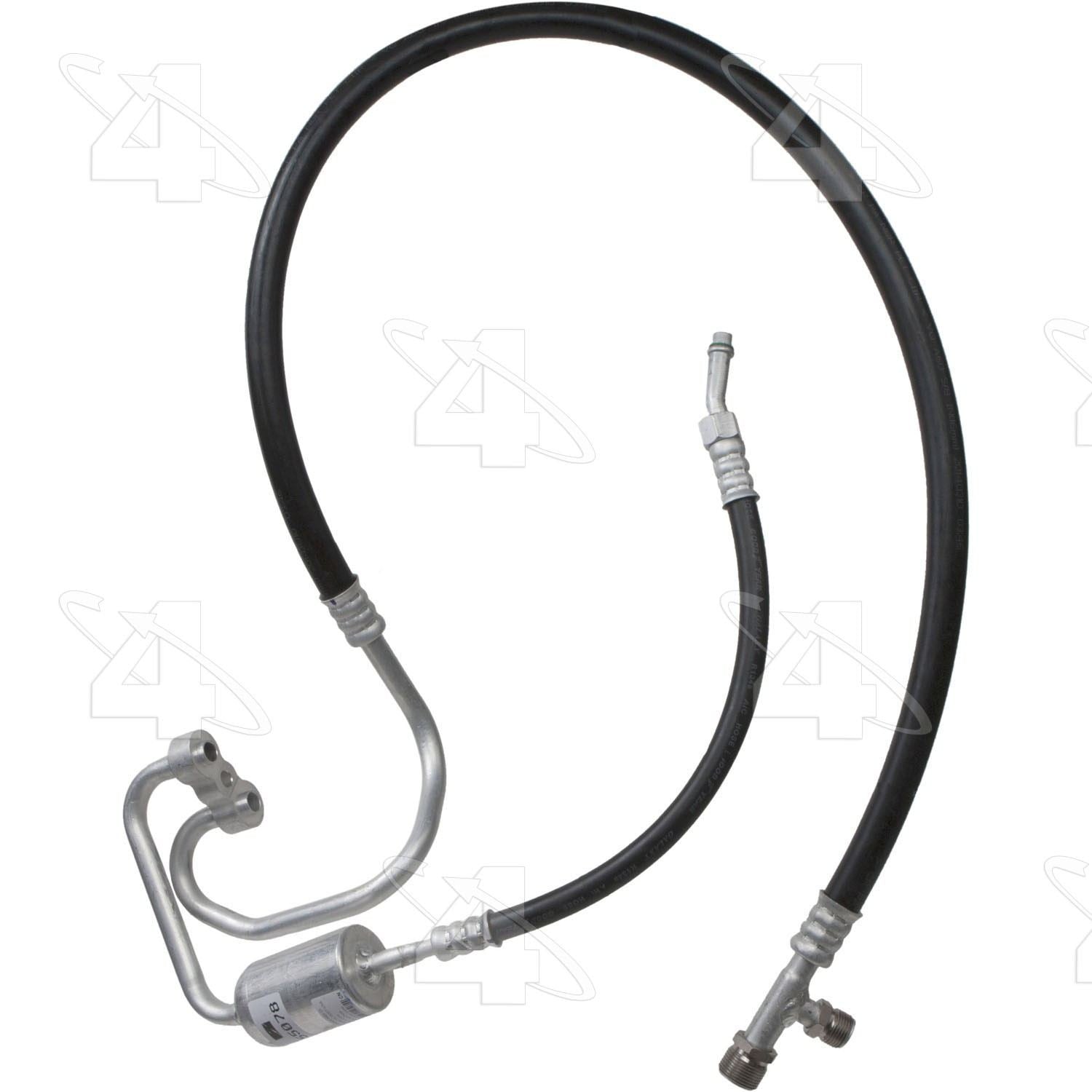 Four Seasons Discharge & Suction Line Hose Assembly  top view frsport 55078