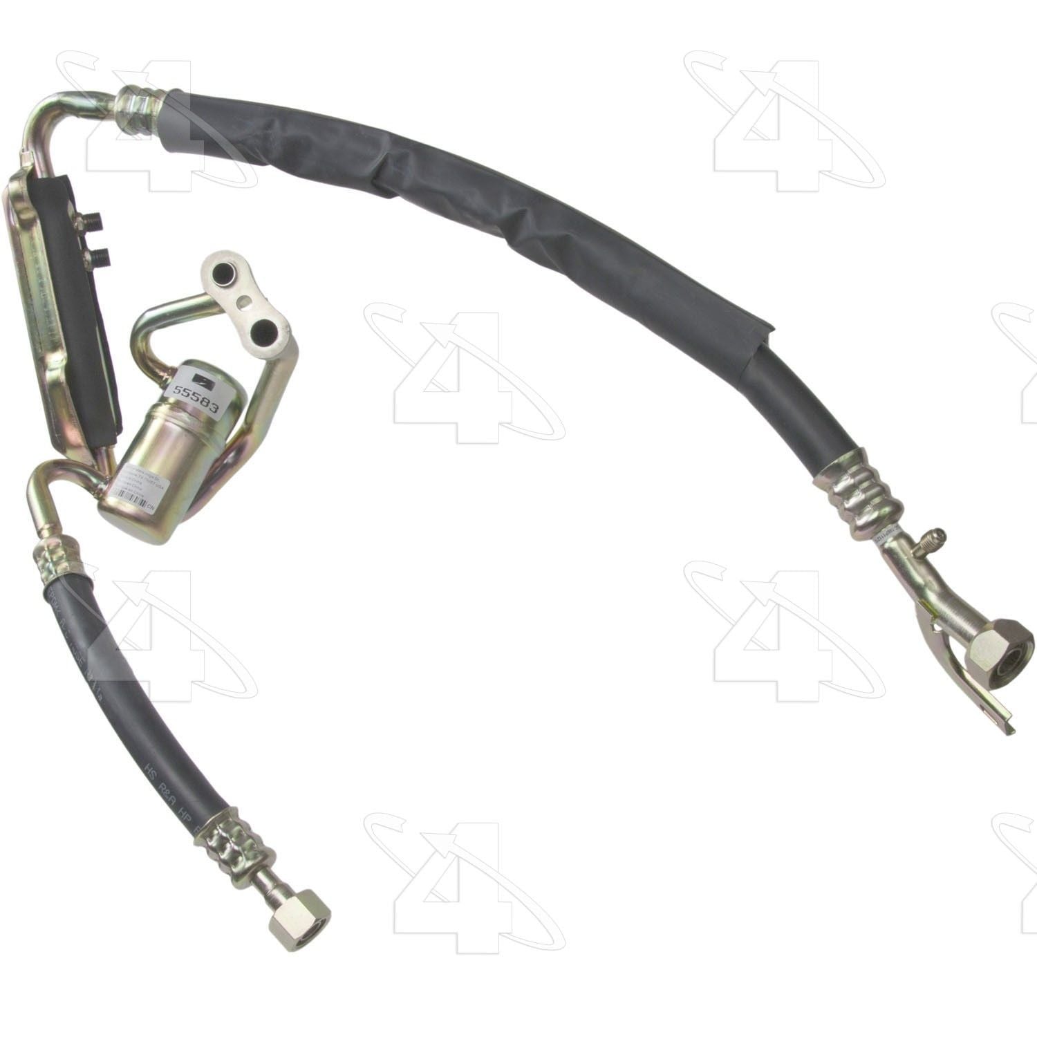 Four Seasons Discharge & Suction Line Hose Assembly  top view frsport 55583