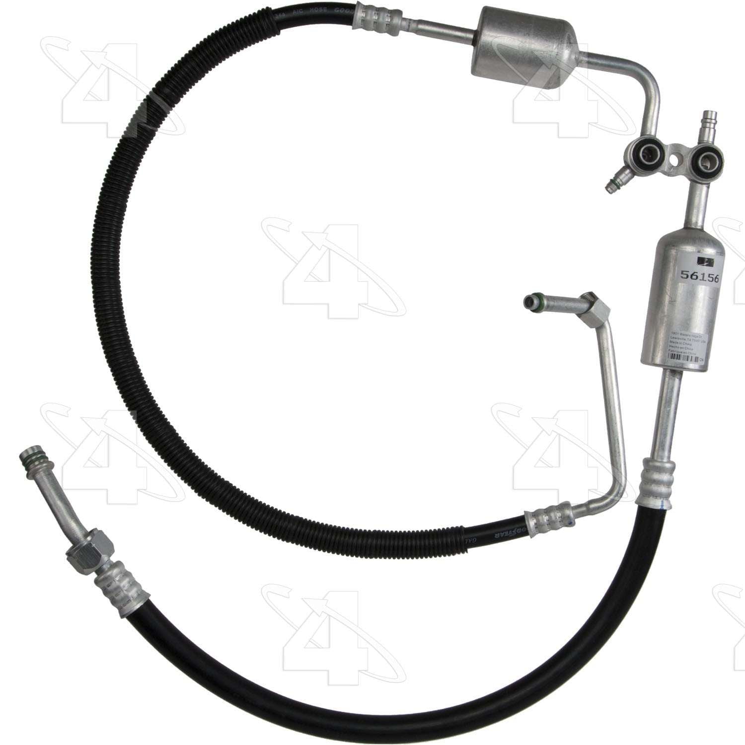 four seasons discharge & suction line hose assembly  frsport 56156