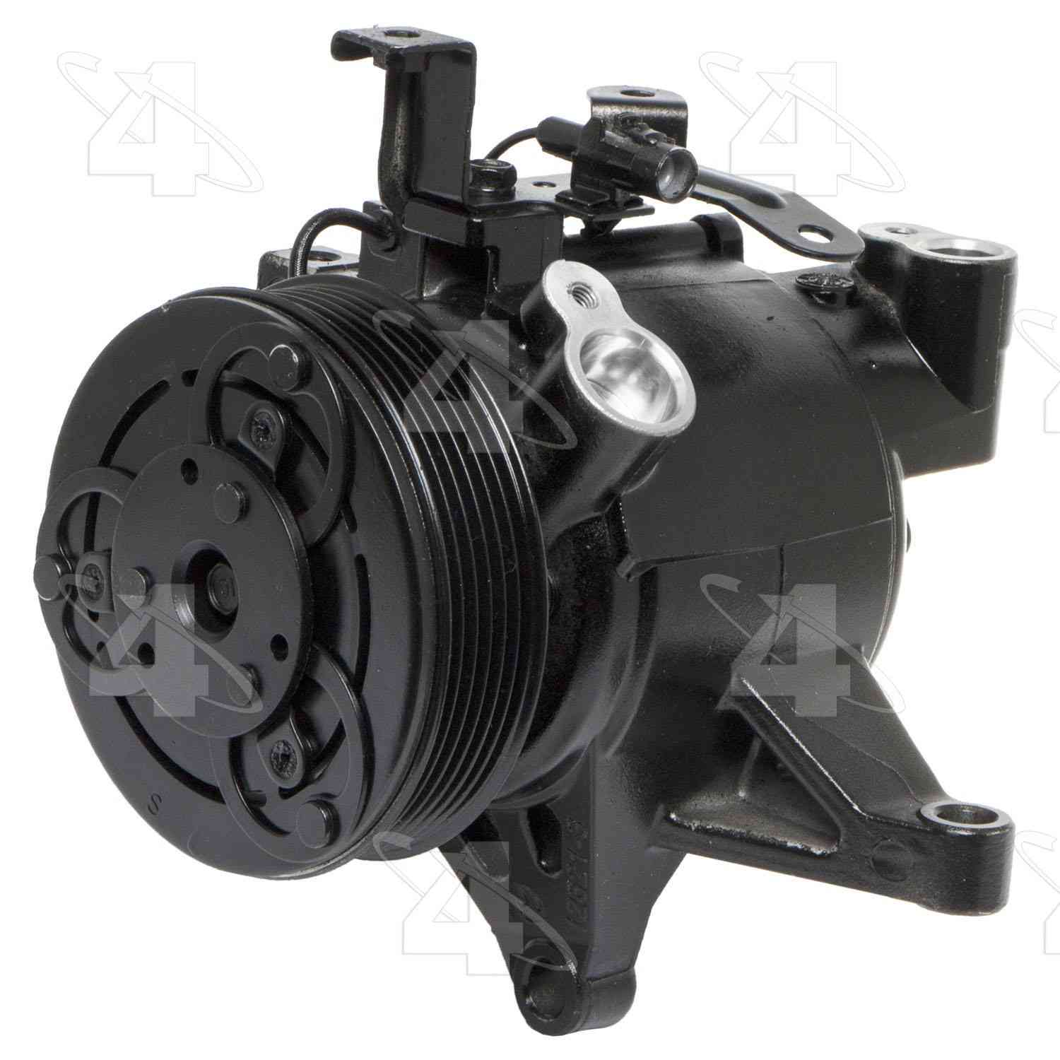 four seasons reman york-diesel kiki-zexel-seltec dkv10z compressor w/ clutch  frsport 57492