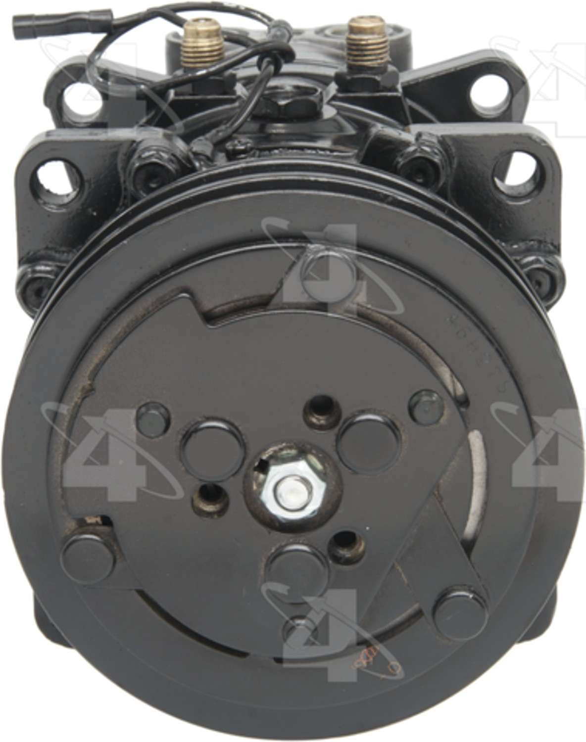 Four Seasons Reman Sanden/Sankyo SD507 Compressor w/ Clutch  top view frsport 57577