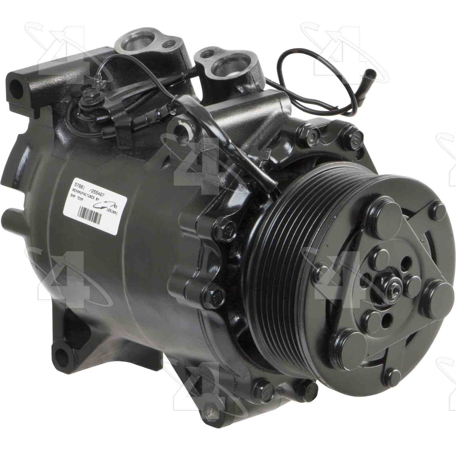 four seasons reman keihin hs110r compressor w/ clutch  frsport 57881