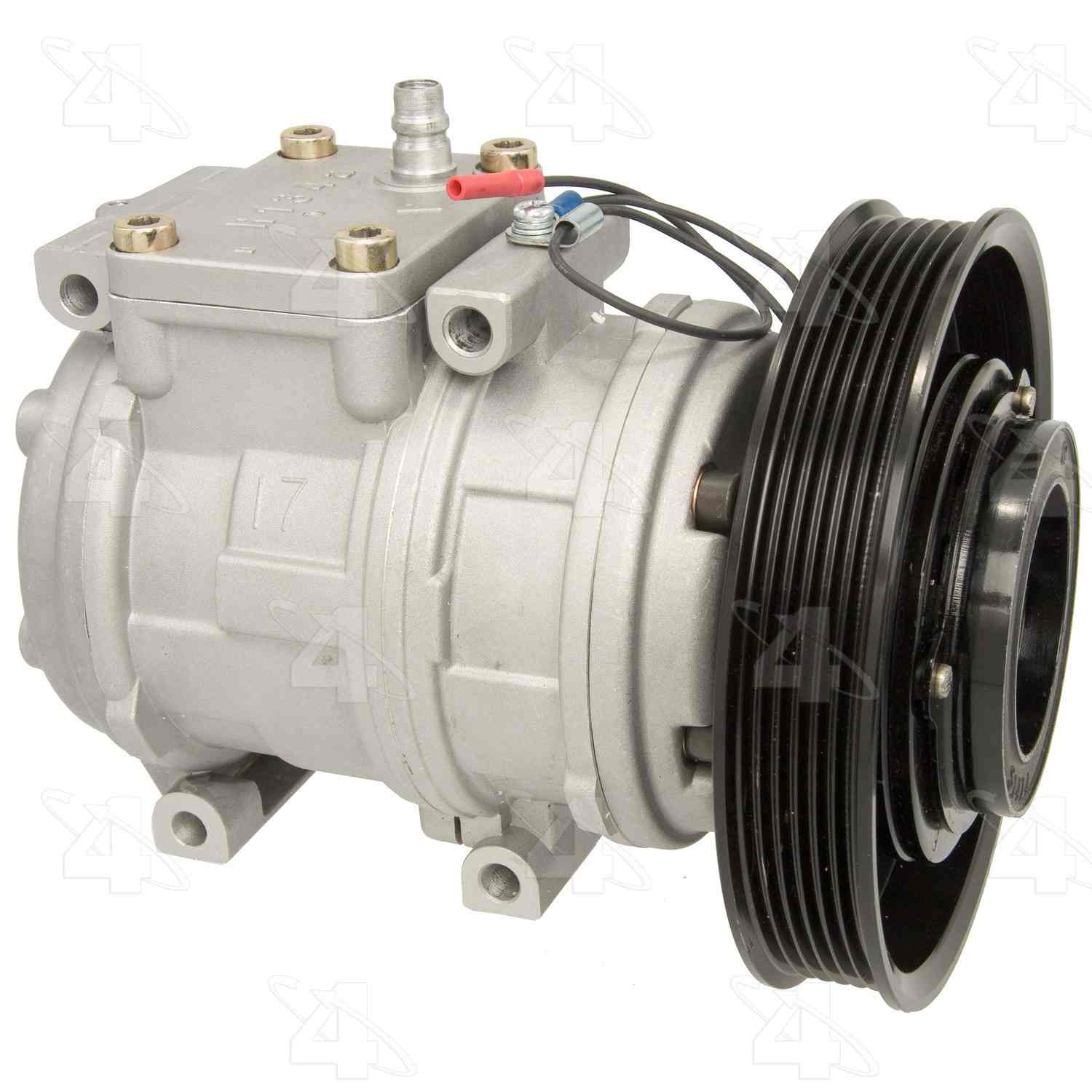 four seasons new nippondenso 10pa17c compressor w/ clutch  frsport 58305