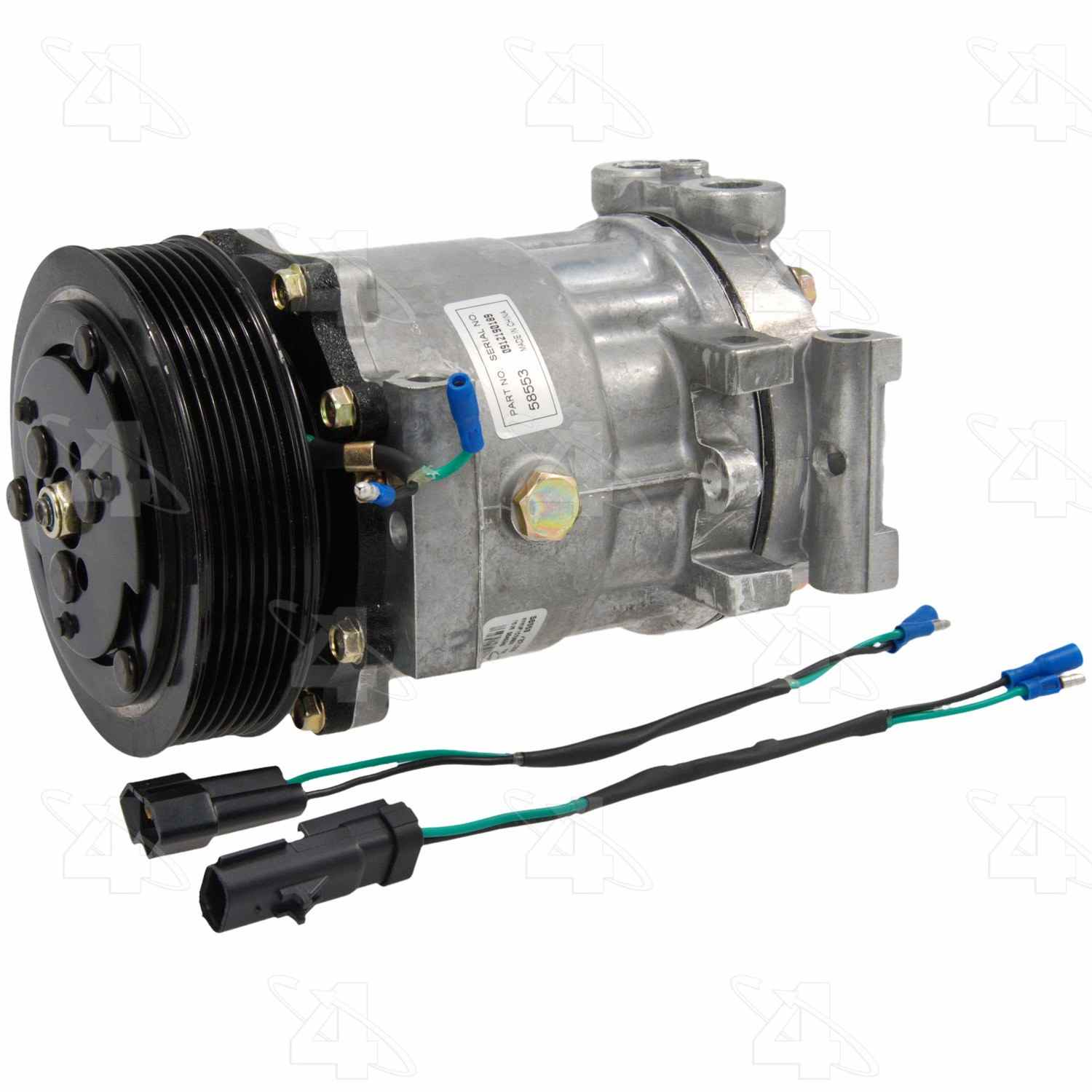 four seasons new sanden/sankyo sd7h15 compressor w/ clutch  frsport 58553