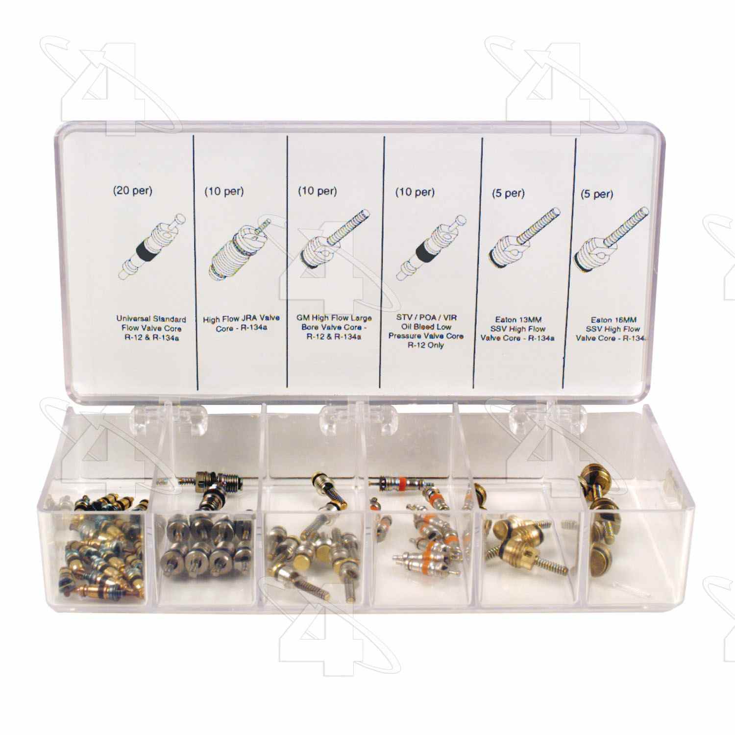 four seasons service port valve core assortment  frsport 59340