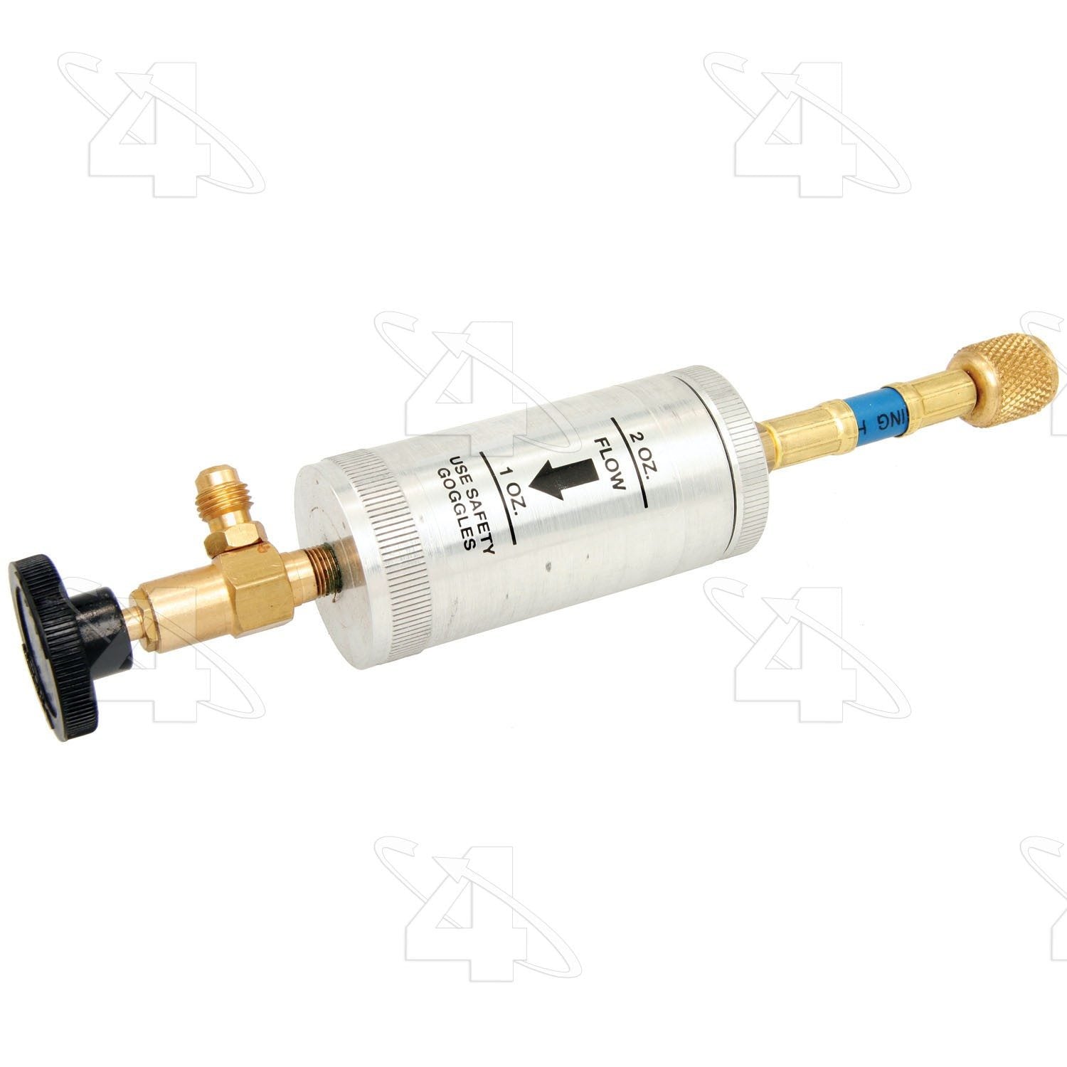 Four Seasons R12 Oil Injector  top view frsport 59576