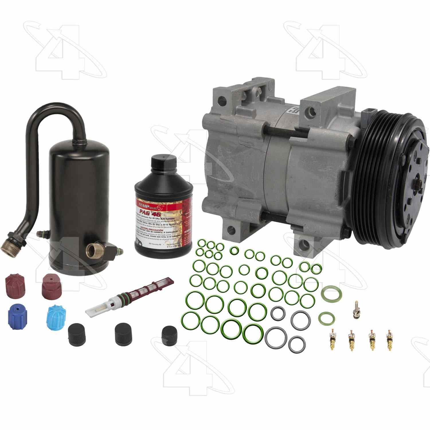 four seasons complete air conditioning kit w/ new compressor  frsport 6152nk