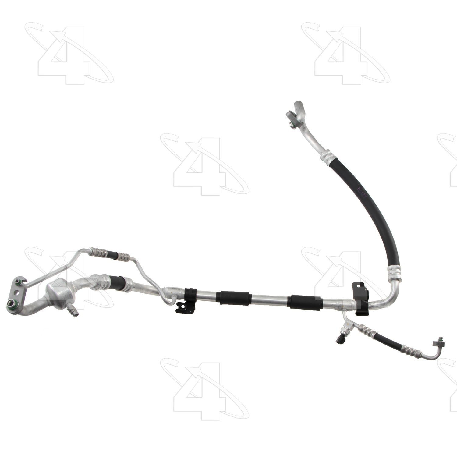 Four Seasons Suction & Liquid Line Internal Heat Exchange Hose Assembly  top view frsport 66527