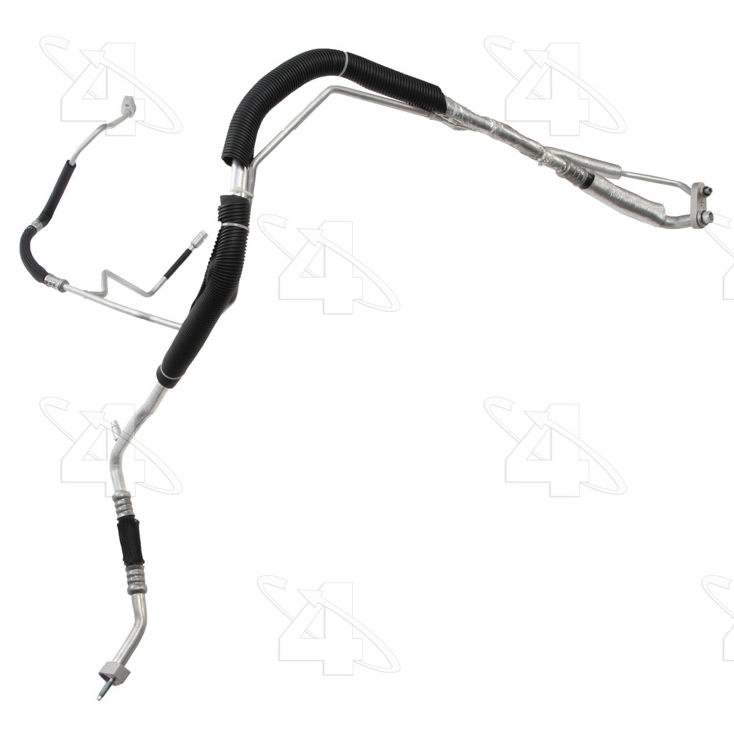 Four Seasons Suction & Liquid Line Hose Assembly w/o Orifice Tube  top view frsport 66537