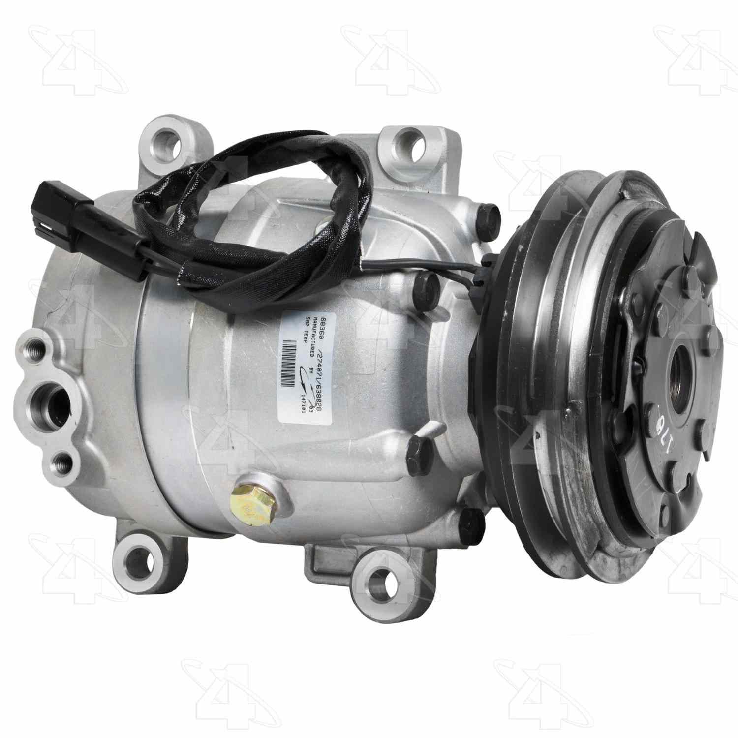 four seasons new nippondenso 6c17 compressor w/ clutch  frsport 68360