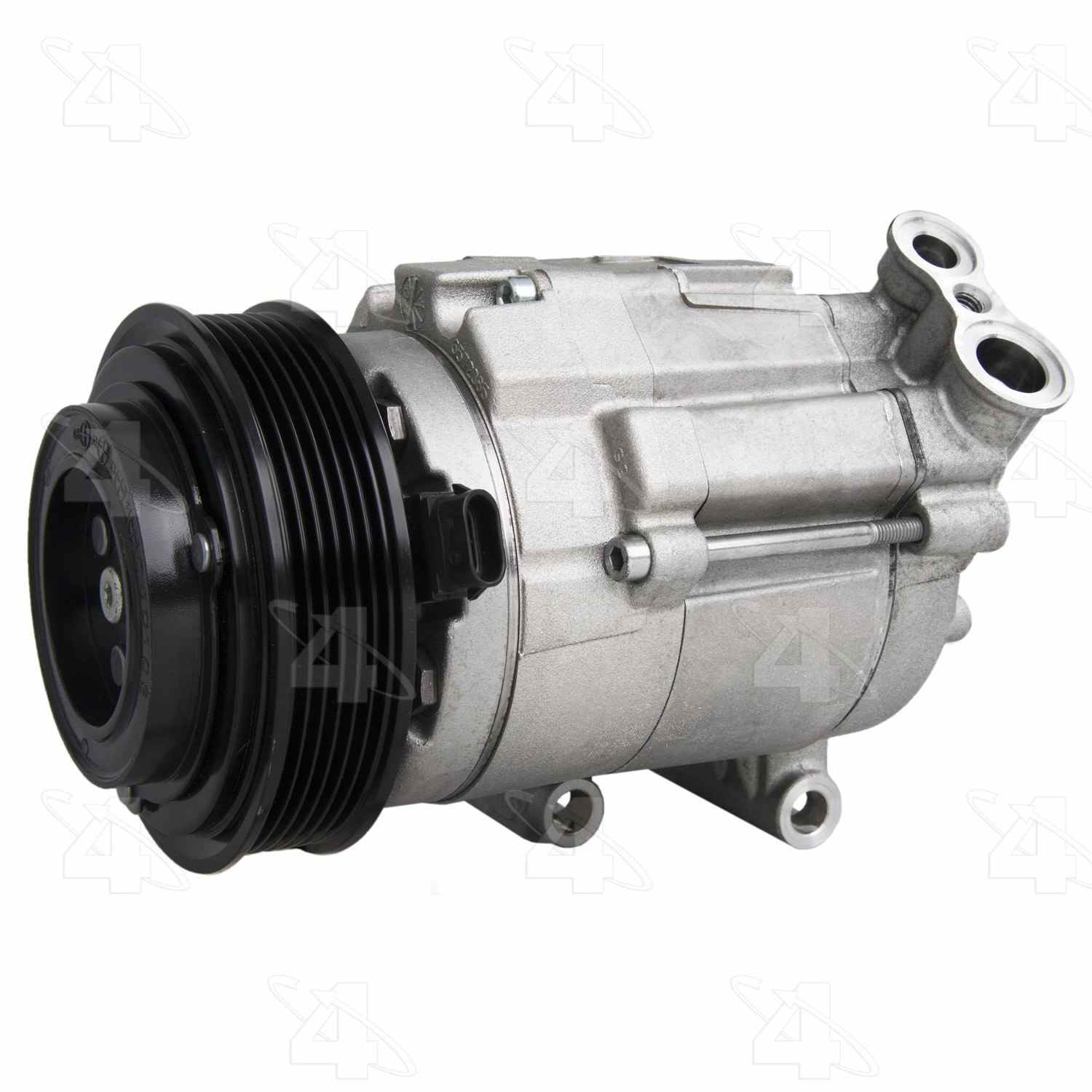 Four Seasons New Delphi SP17 Compressor w/ Clutch  top view frsport 68676