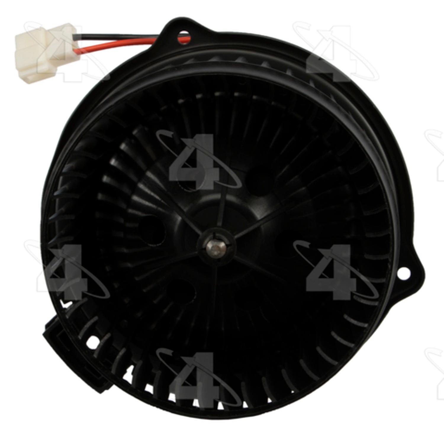 Four Seasons Flanged Vented CCW Blower Motor w/ Wheel  top view frsport 75015