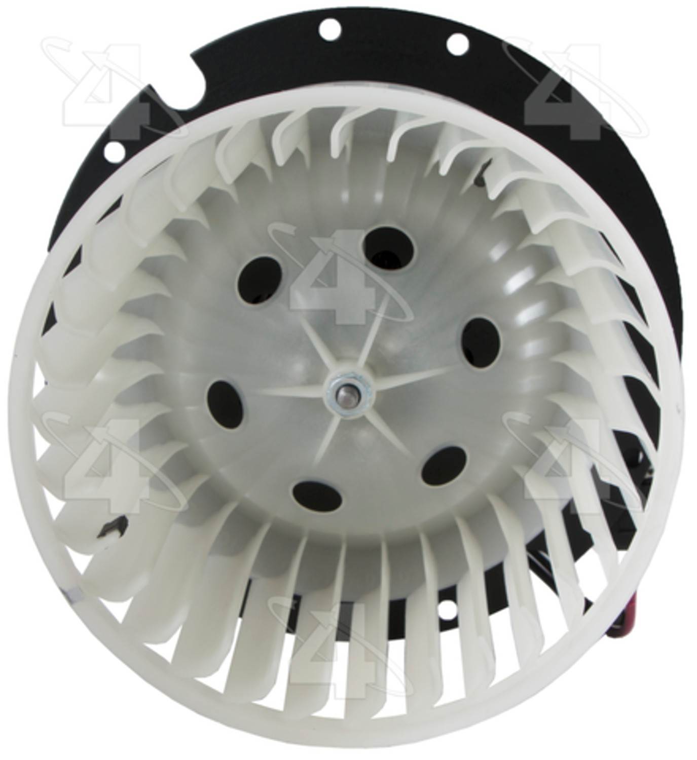 Four Seasons Flanged Vented CW Blower Motor w/ Wheel  top view frsport 75067