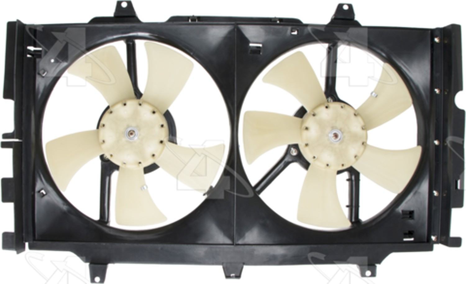 Four Seasons Radiator / Condenser Fan Motor Assembly  top view frsport 75238