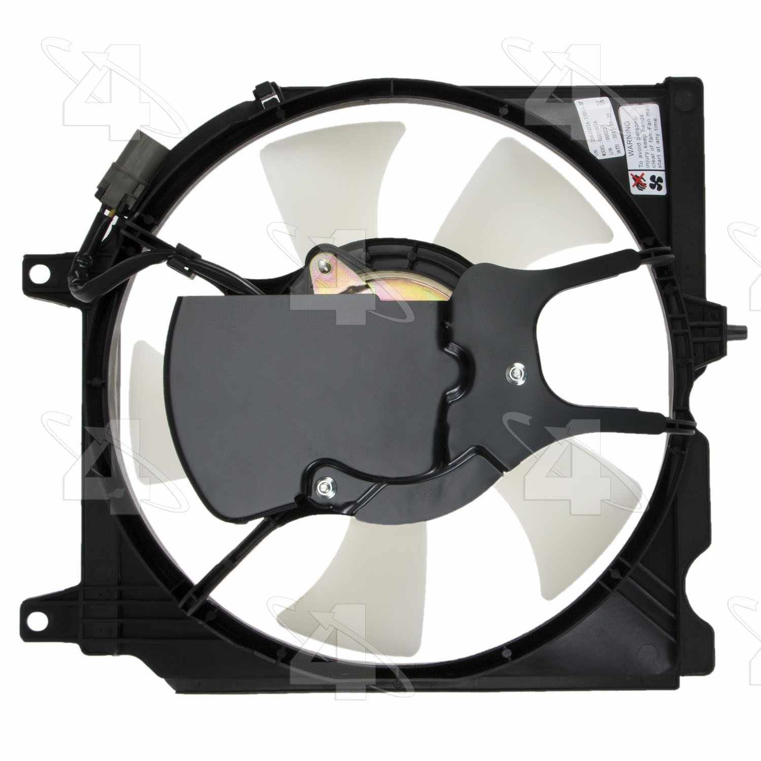 Four Seasons Condenser Fan Motor Assembly  top view frsport 75261