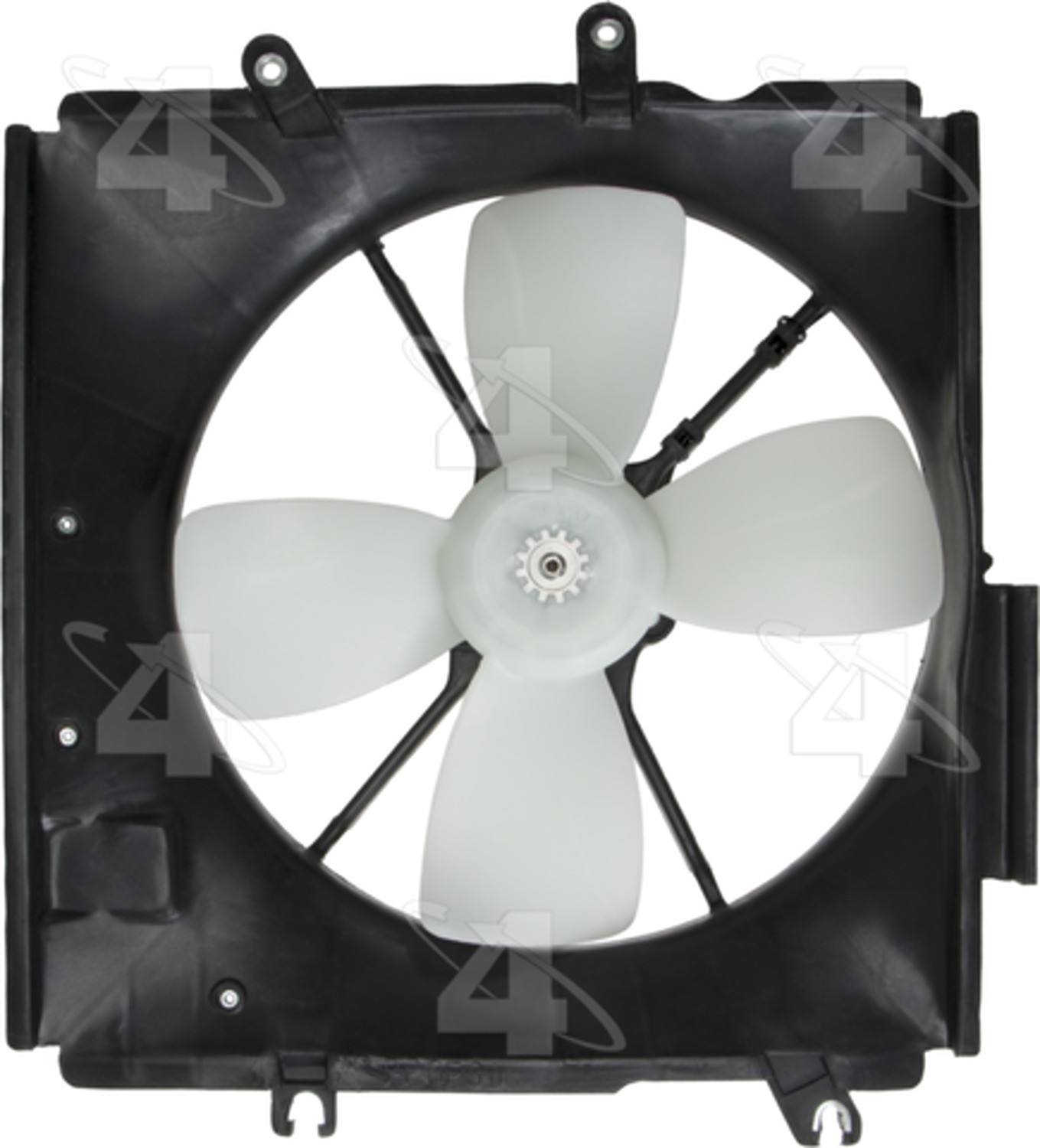 Four Seasons Radiator Fan Motor Assembly  top view frsport 75266