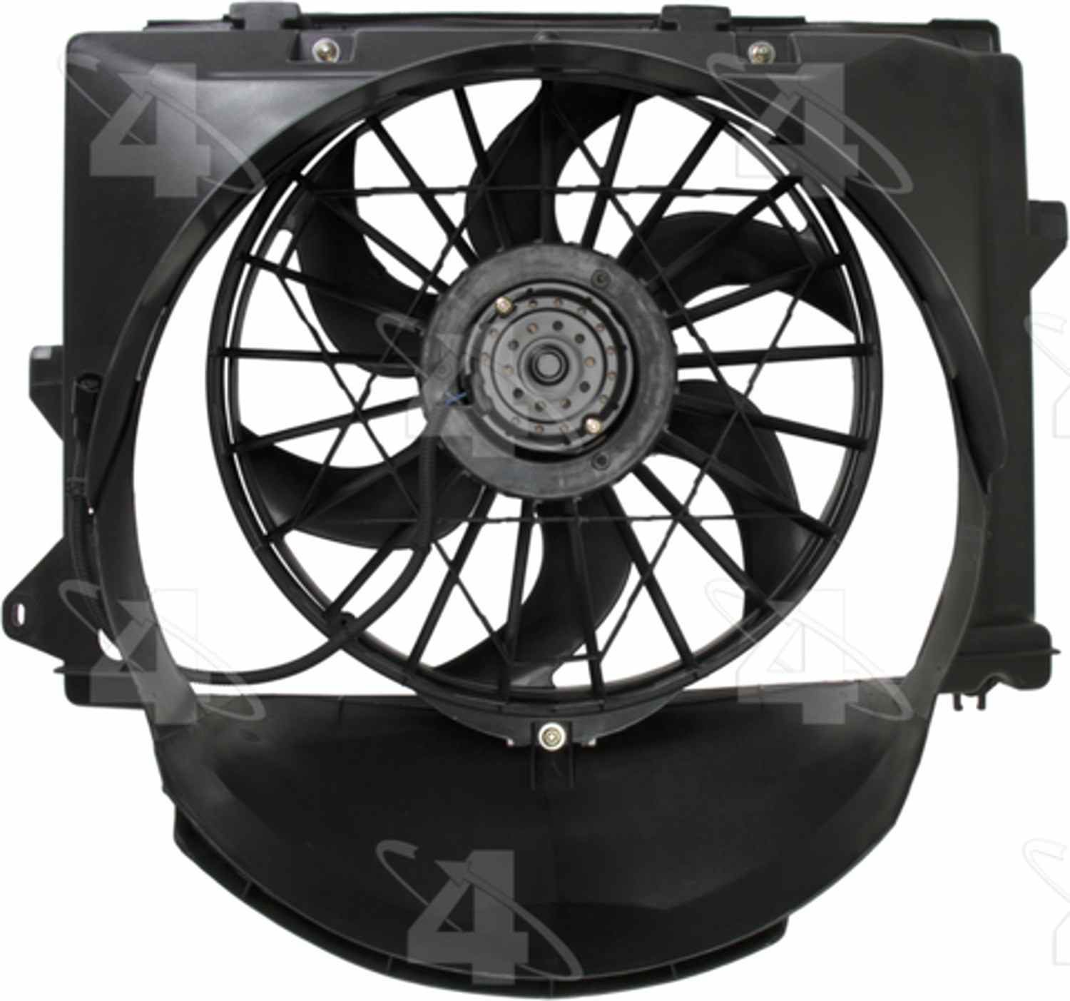 Four Seasons Condenser Fan Motor Assembly  top view frsport 75284