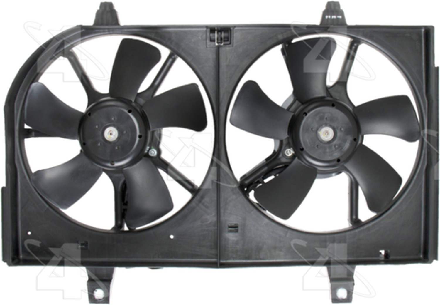 Four Seasons Radiator / Condenser Fan Motor Assembly  top view frsport 75306