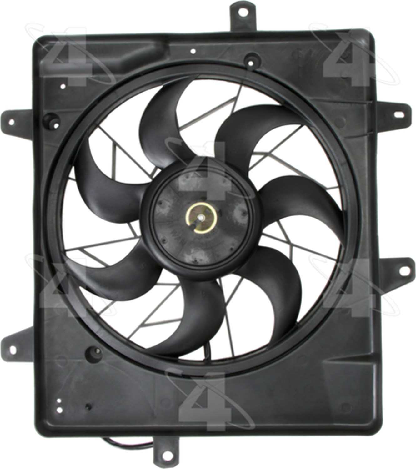 Four Seasons Radiator Fan Motor Assembly  top view frsport 75308